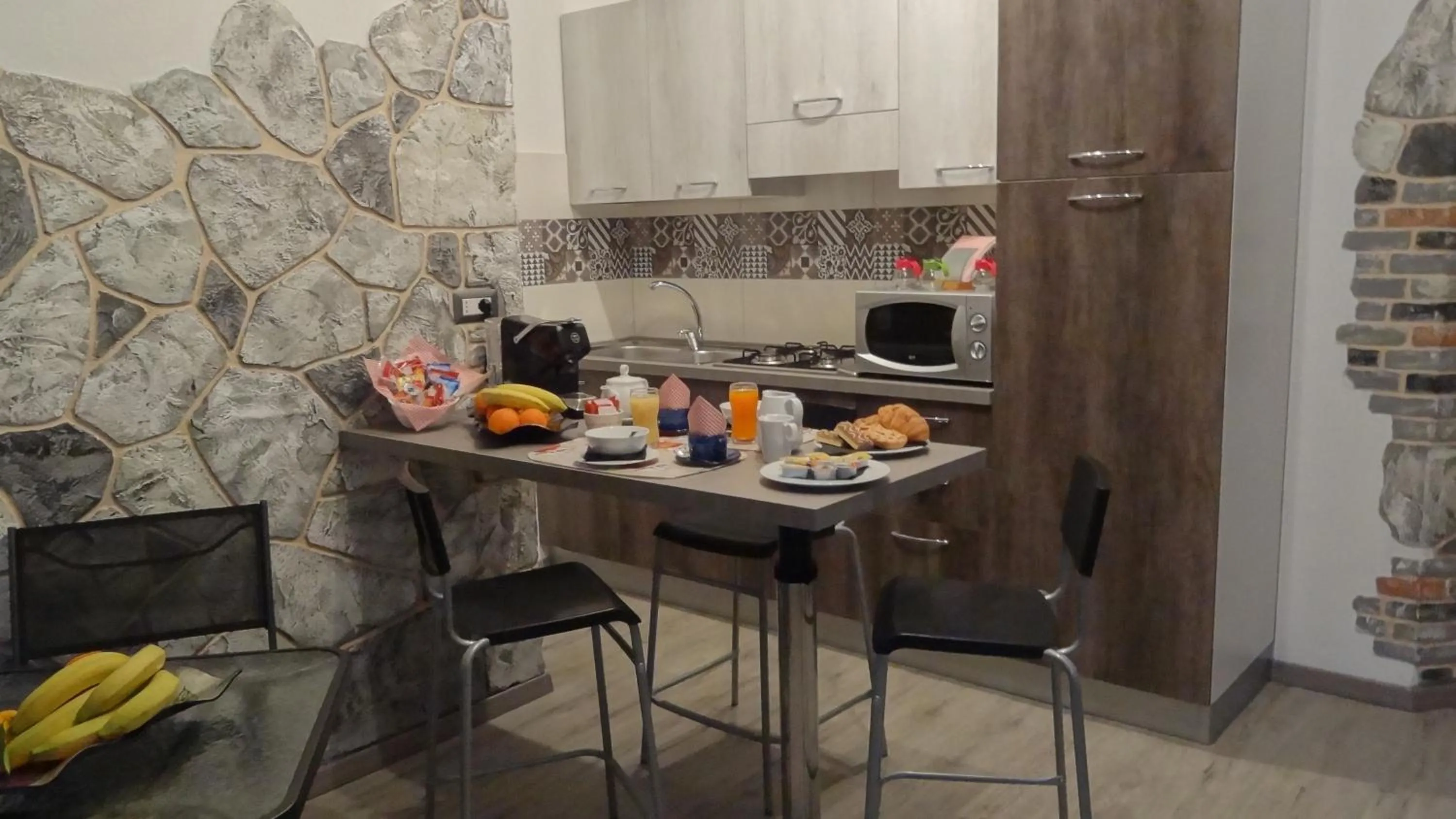 Italian breakfast in Rocca Pinta Guest House