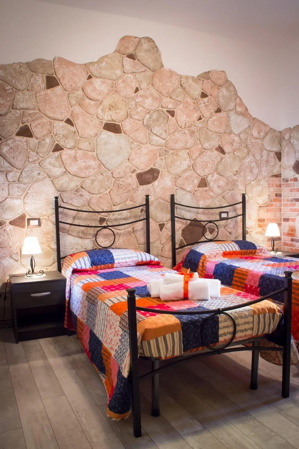 Bed in Rocca Pinta Guest House