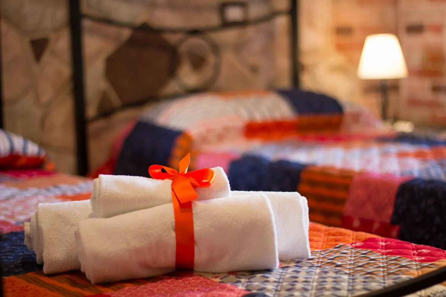 Decorative detail, Bed in Rocca Pinta Guest House