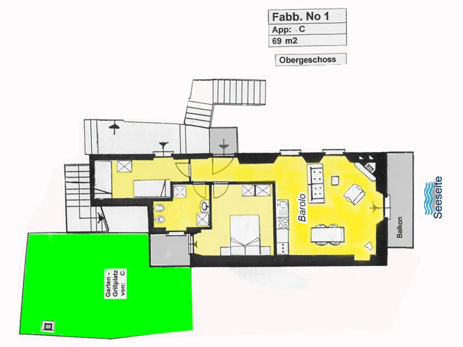 Floor plan in Barolo