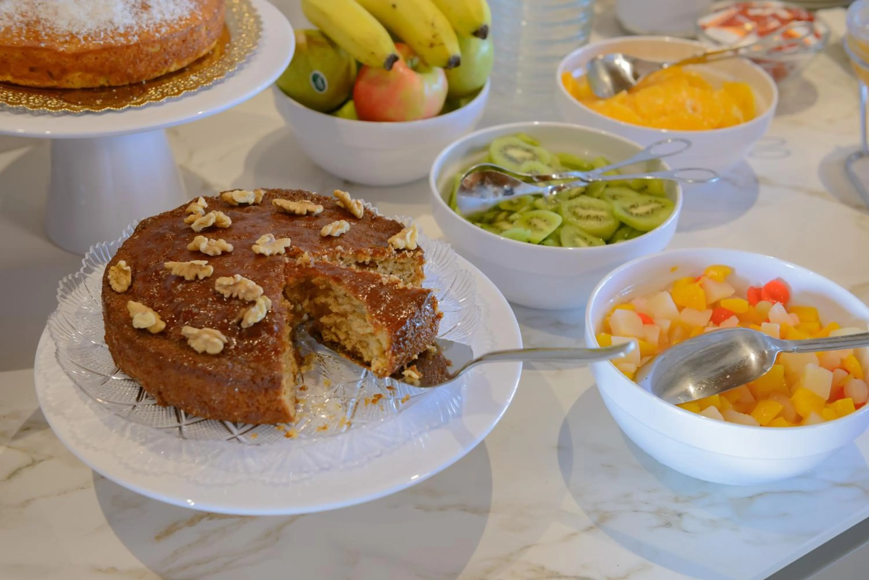 Buffet breakfast in Nova Cruz Hotel