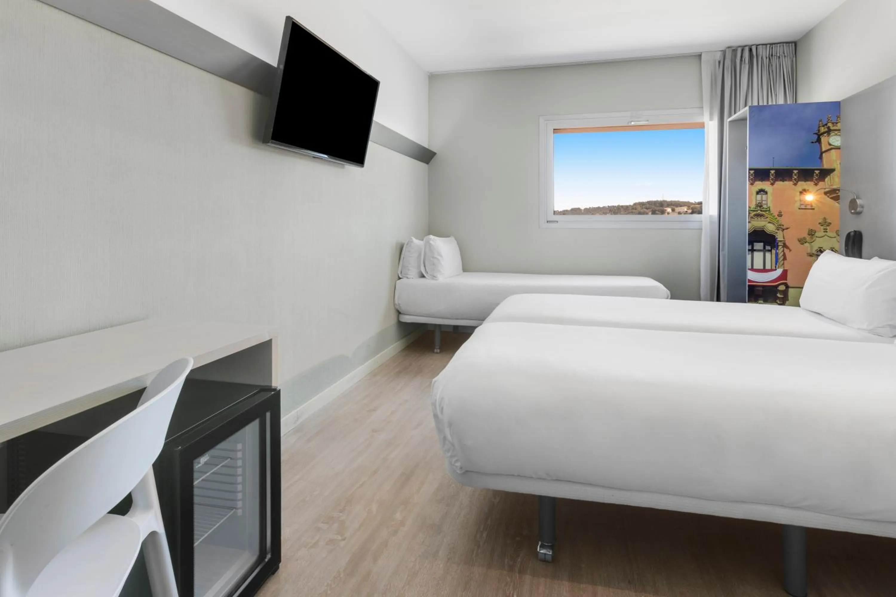 Bedroom, Bed in B&B HOTEL Barcelona Granollers