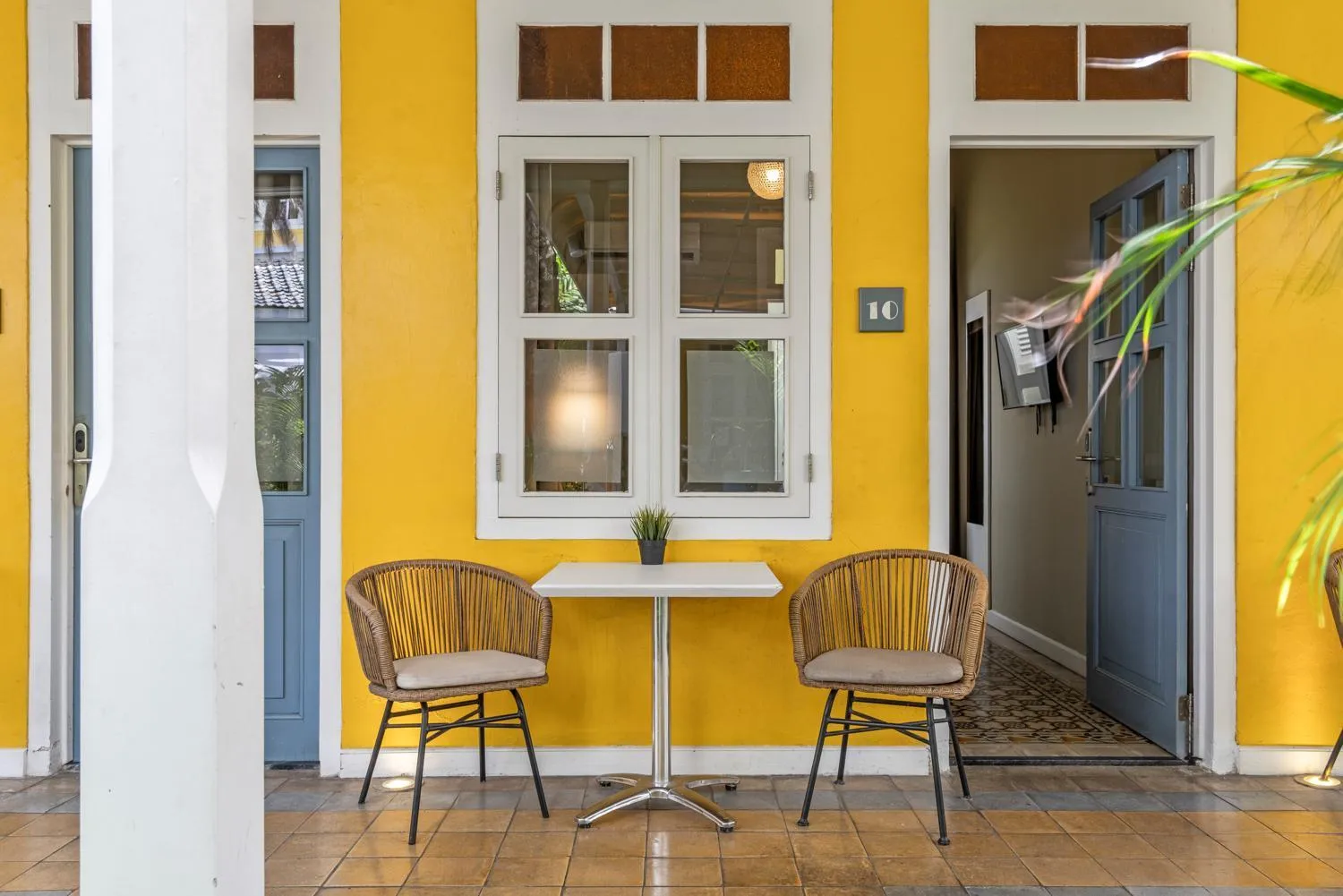 Inner courtyard view in Boutique Hotel 't Klooster
