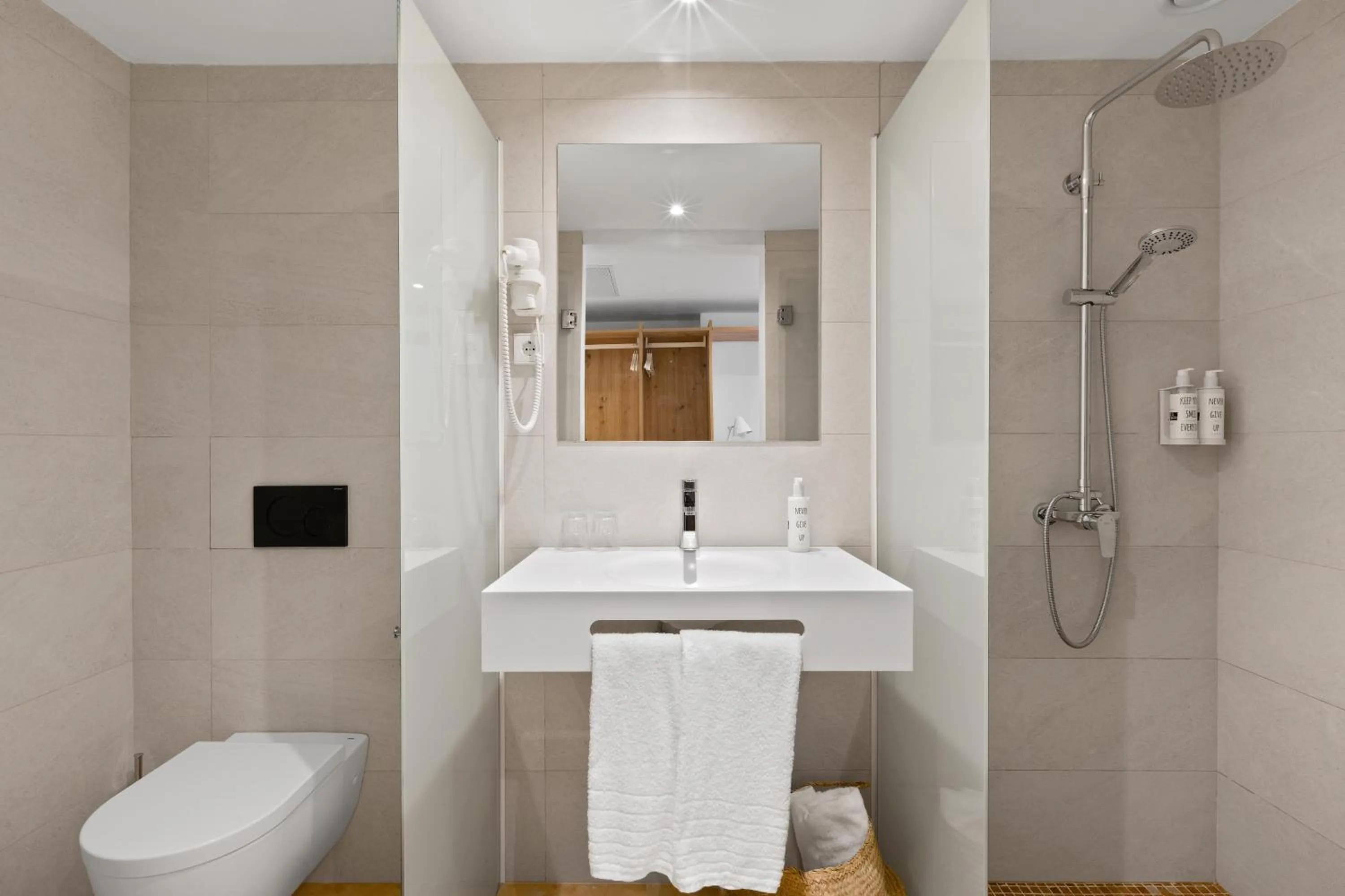 Bathroom in Palmanova Beach Apartments by TRH