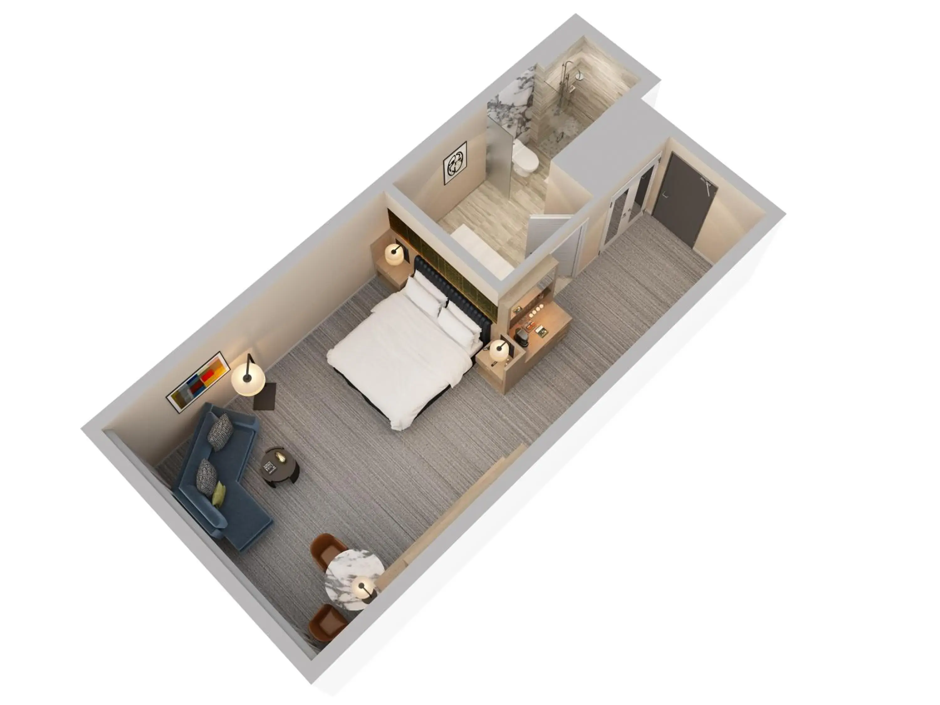 King Guest Room with Lake View and Lounge Access in The Ritz-Carlton, Chicago King Guest Room with Lake View and Lounge Access in The Ritz-Carlton, Chicago