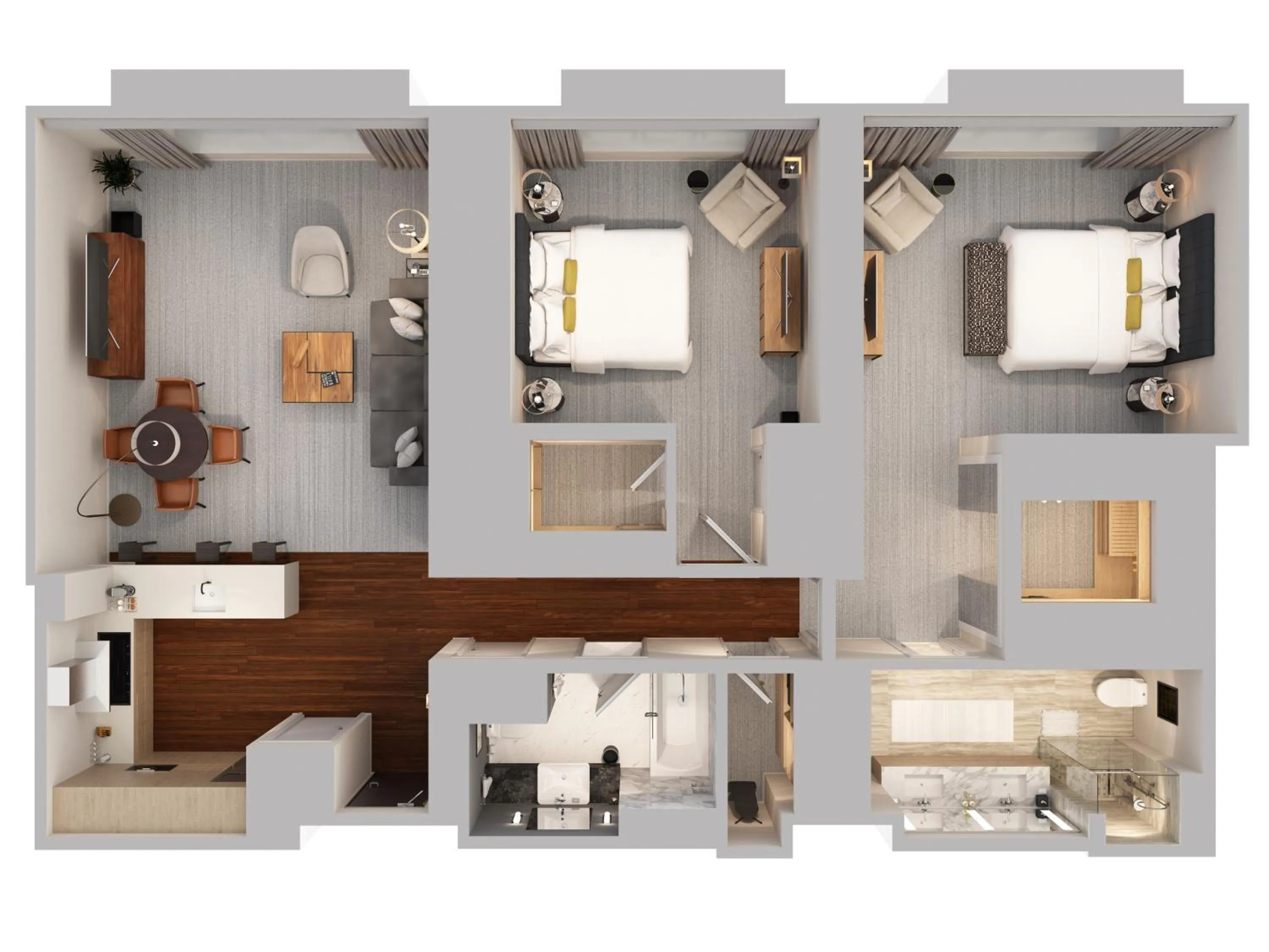 Floor plan in The Ritz-Carlton, Chicago