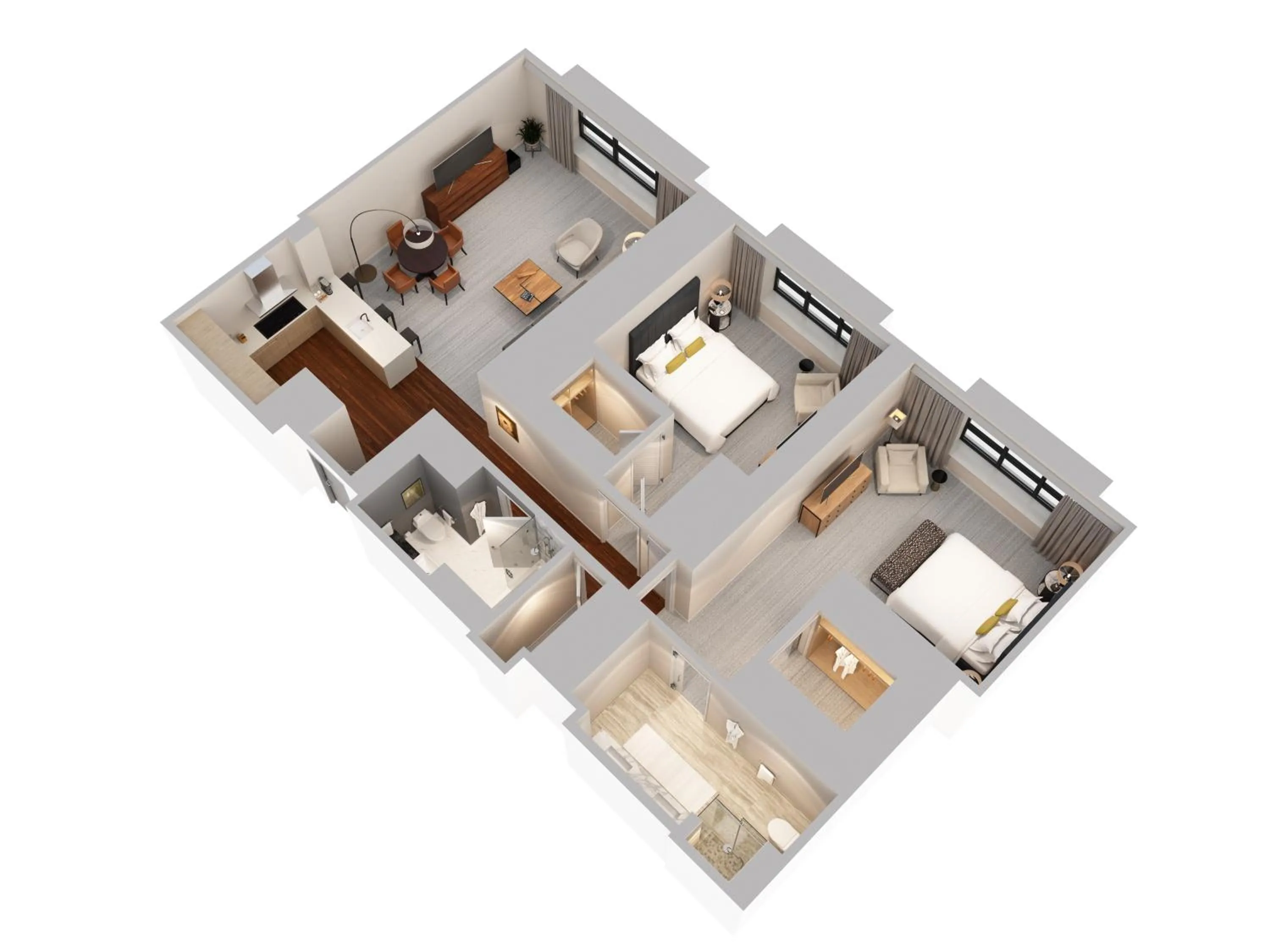 Floor plan in The Ritz-Carlton, Chicago