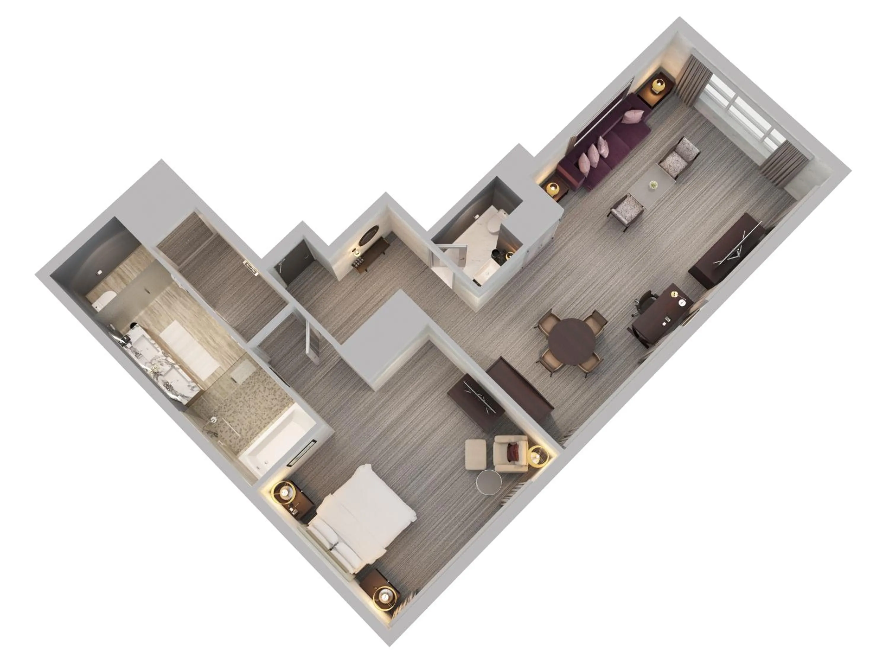 Floor plan in The Ritz-Carlton, Chicago