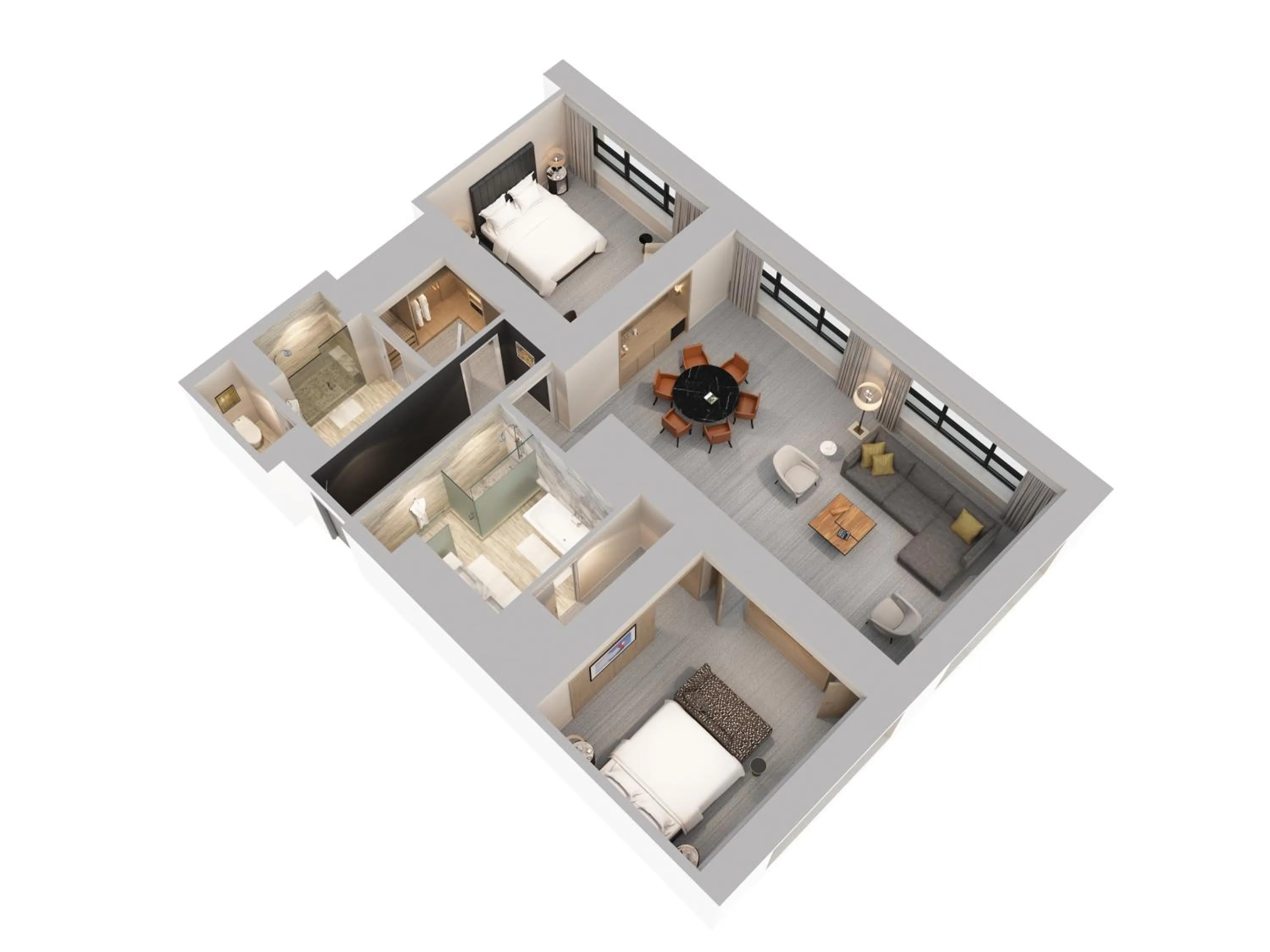 Floor plan in The Ritz-Carlton, Chicago