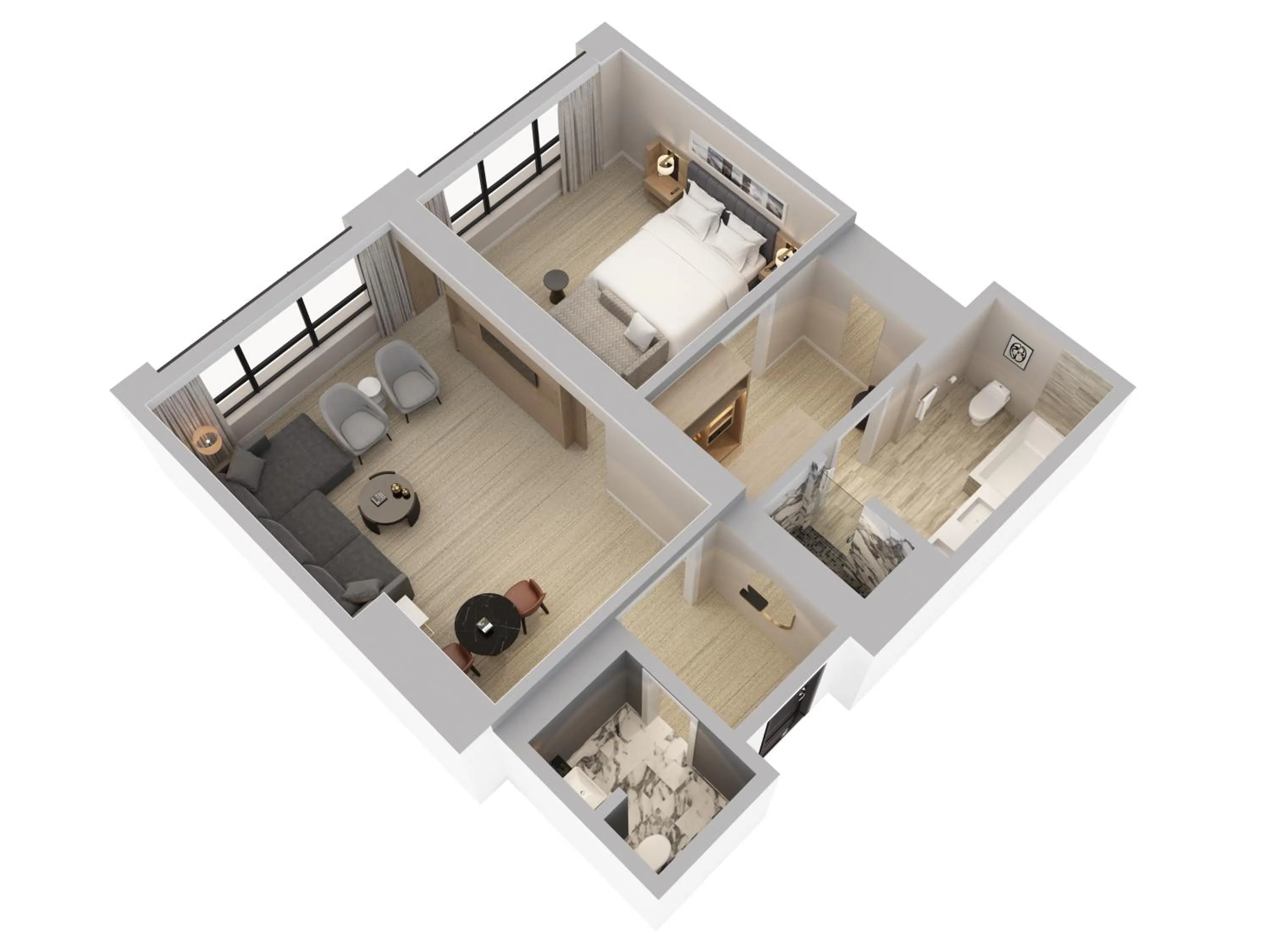 Floor plan in The Ritz-Carlton, Chicago