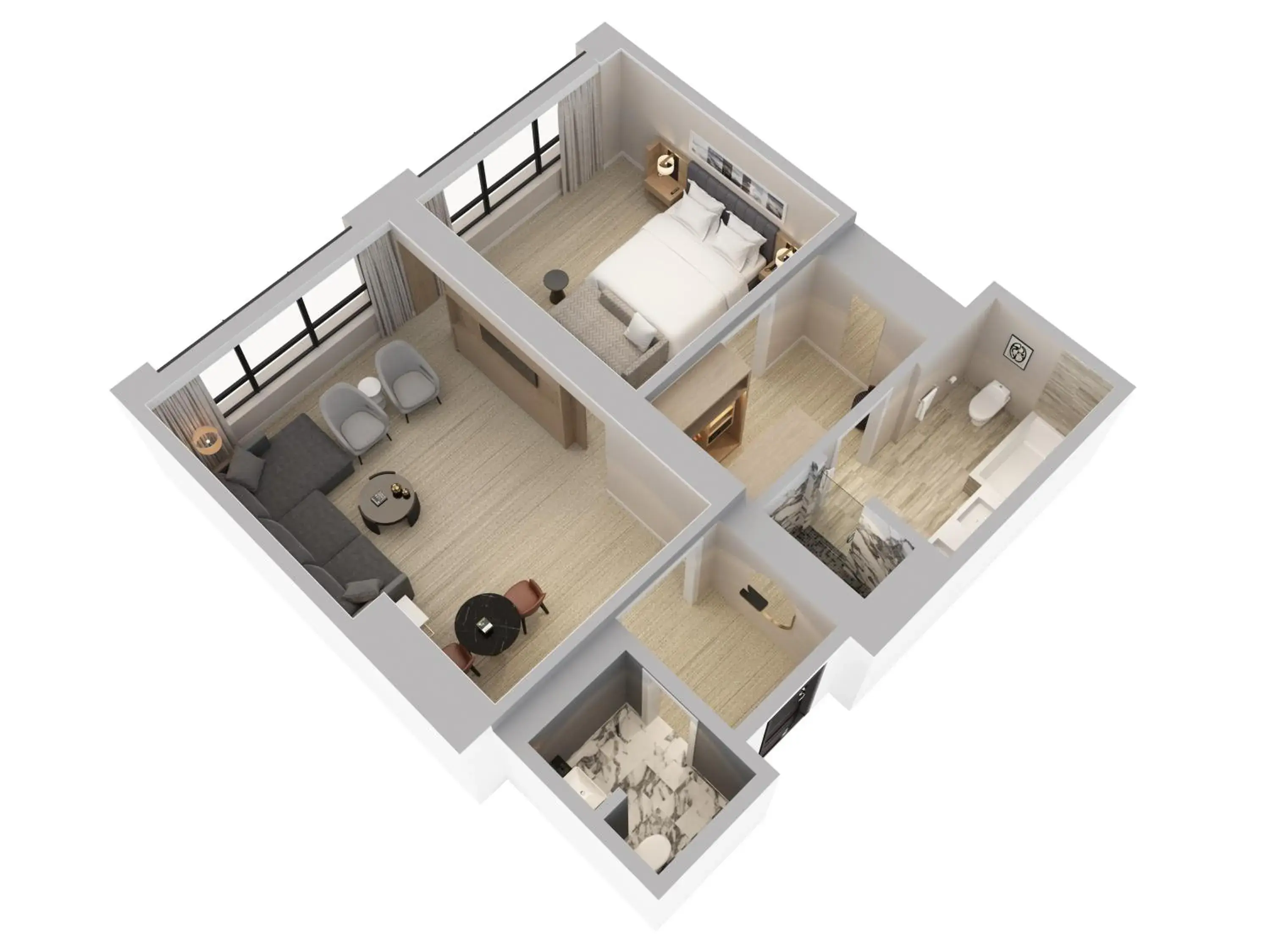 Deluxe One-Bedroom Suite in The Ritz-Carlton, Chicago Deluxe One-Bedroom Suite in The Ritz-Carlton, Chicago