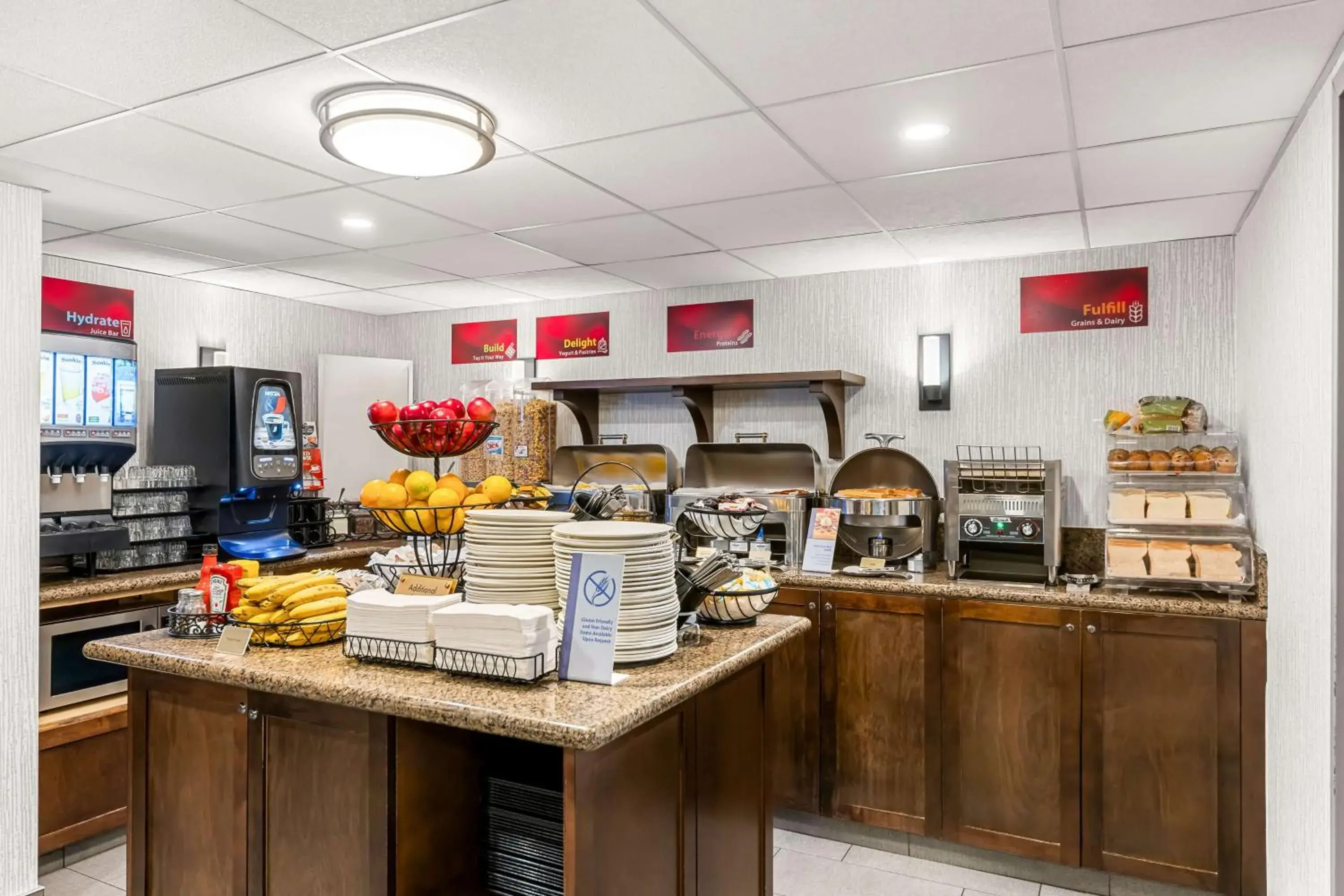 Breakfast in Best Western Plus Banff International Lodge Breakfast in Best Western Plus Banff International Lodge