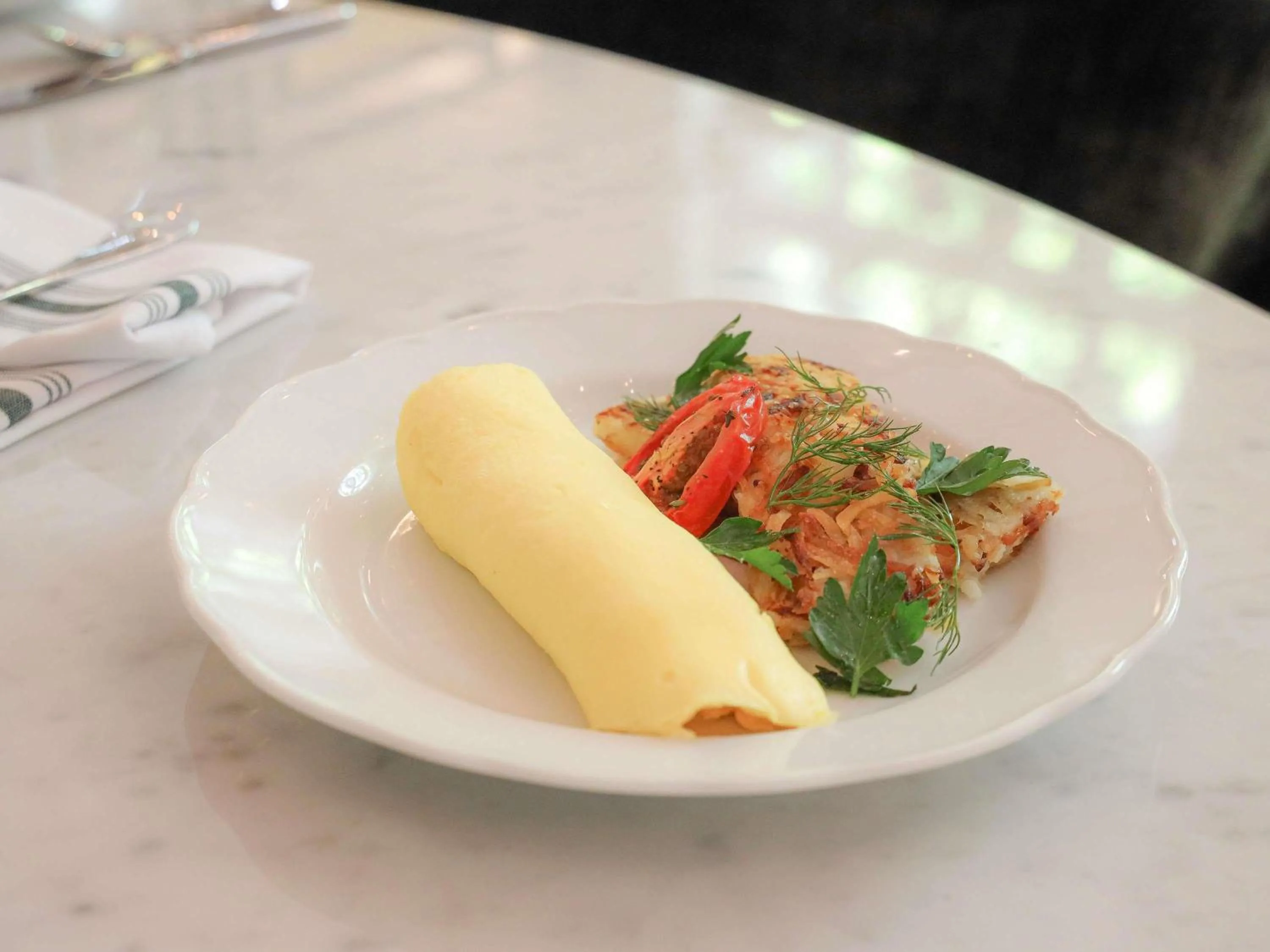 Breakfast in Fairmont Olympic Hotel