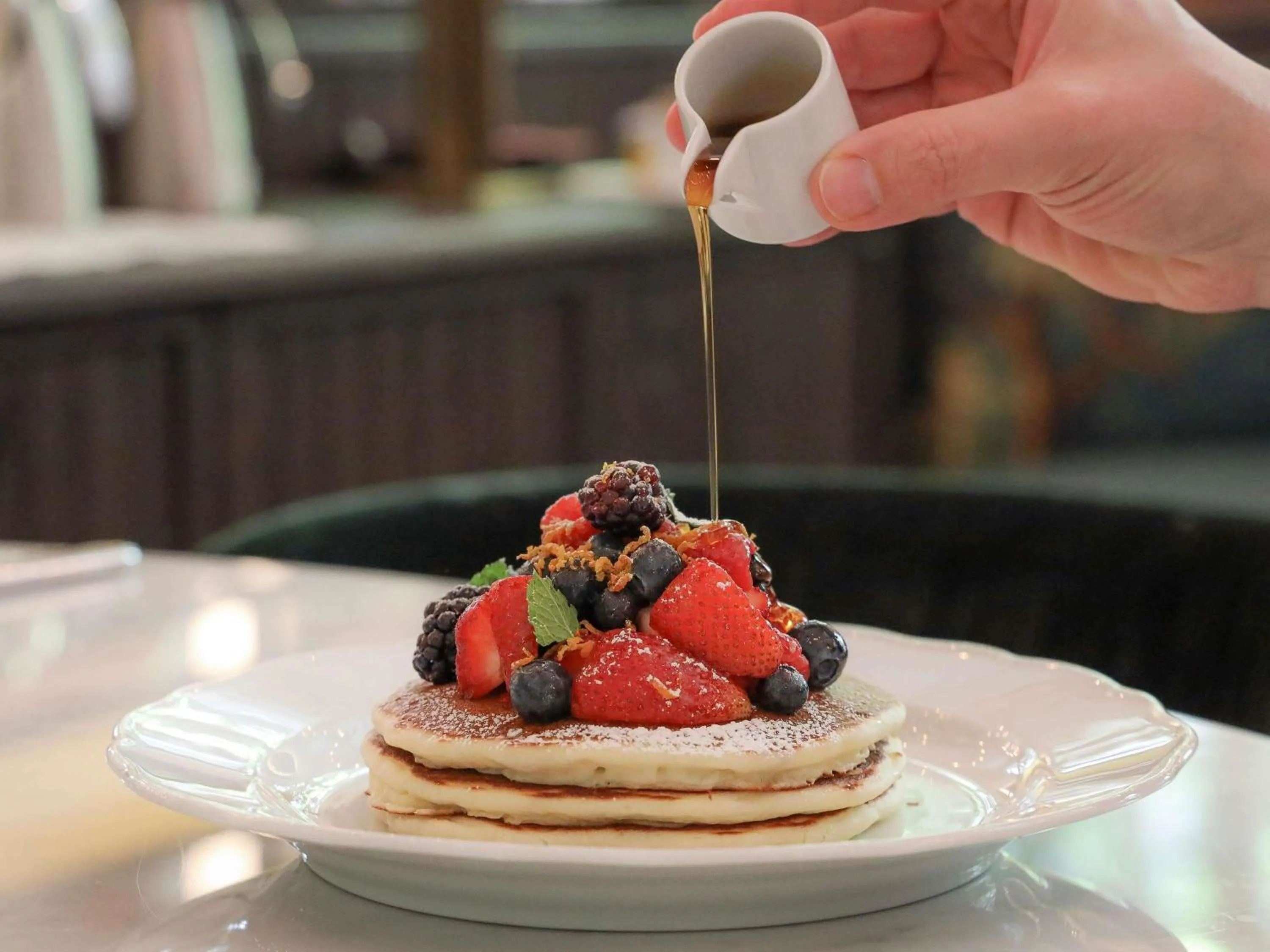 Breakfast in Fairmont Olympic Hotel