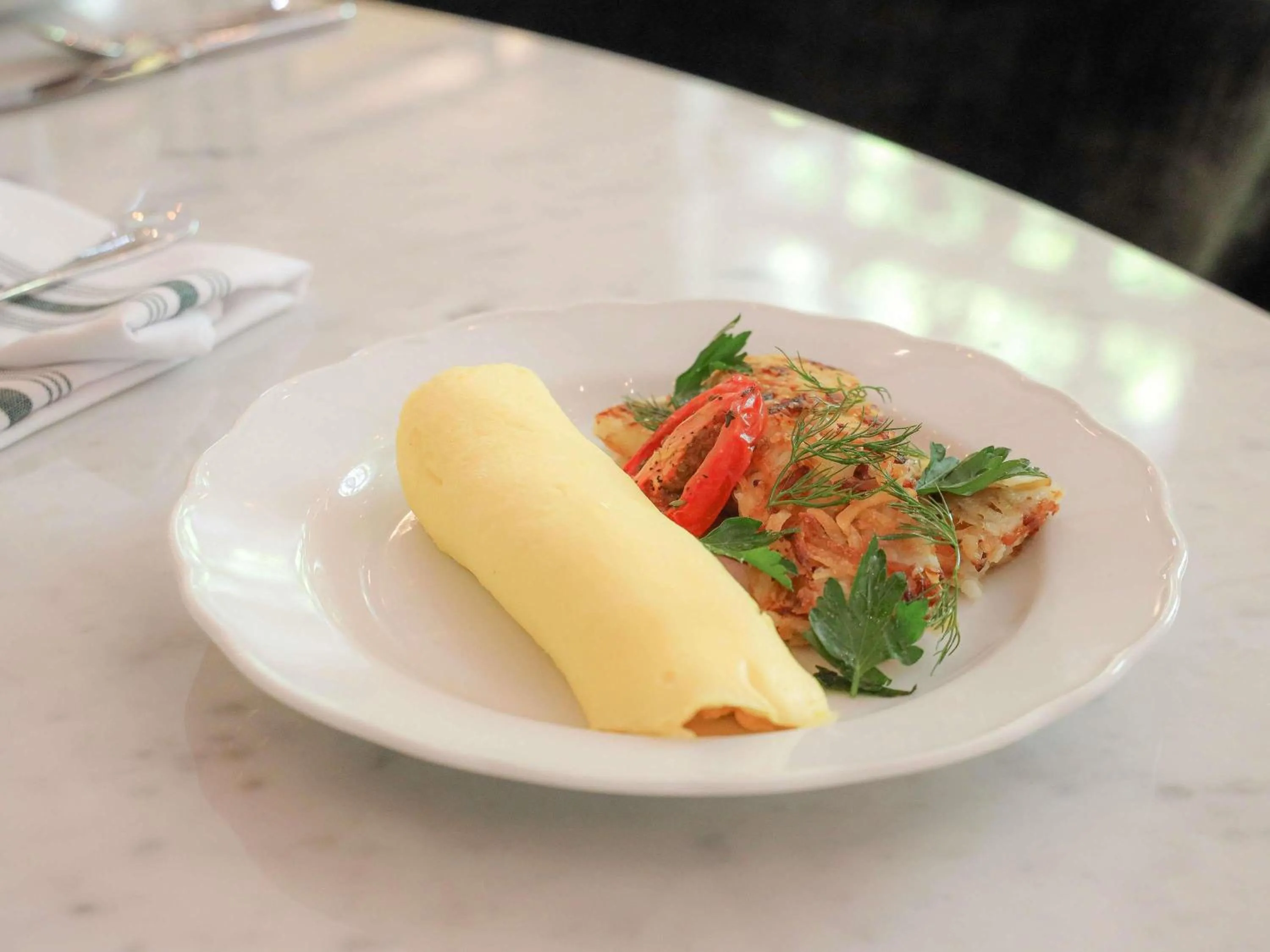 Breakfast in Fairmont Olympic Hotel