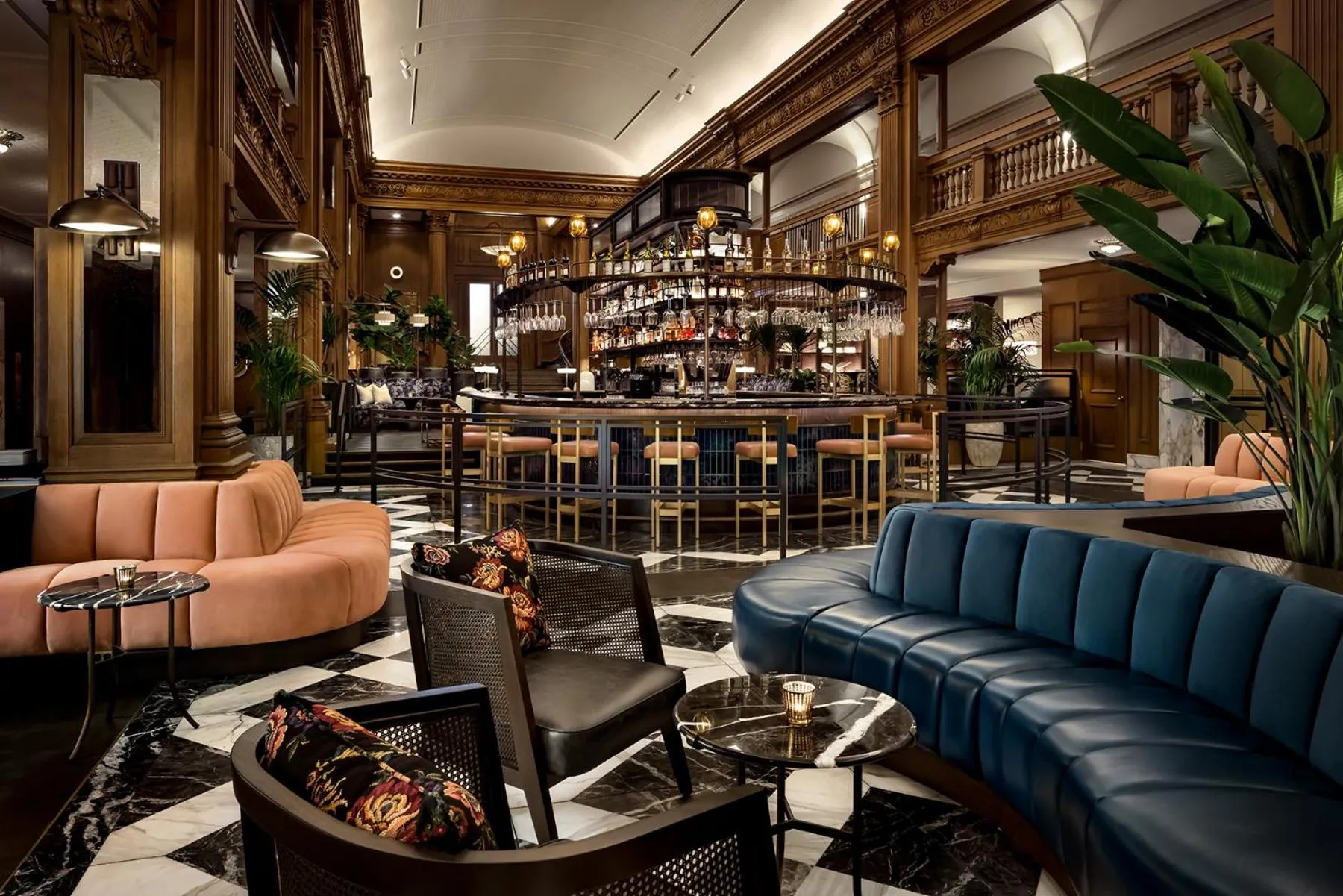 Lounge or bar in Fairmont Olympic Hotel