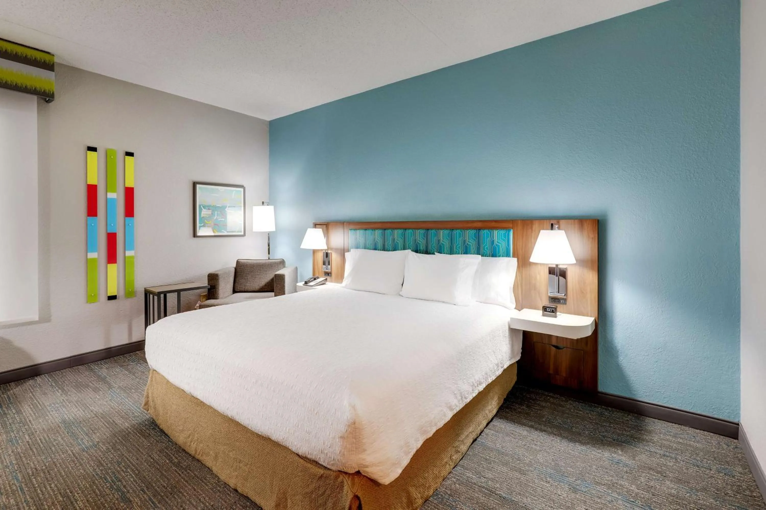 Bed in Hampton Inn Lebanon