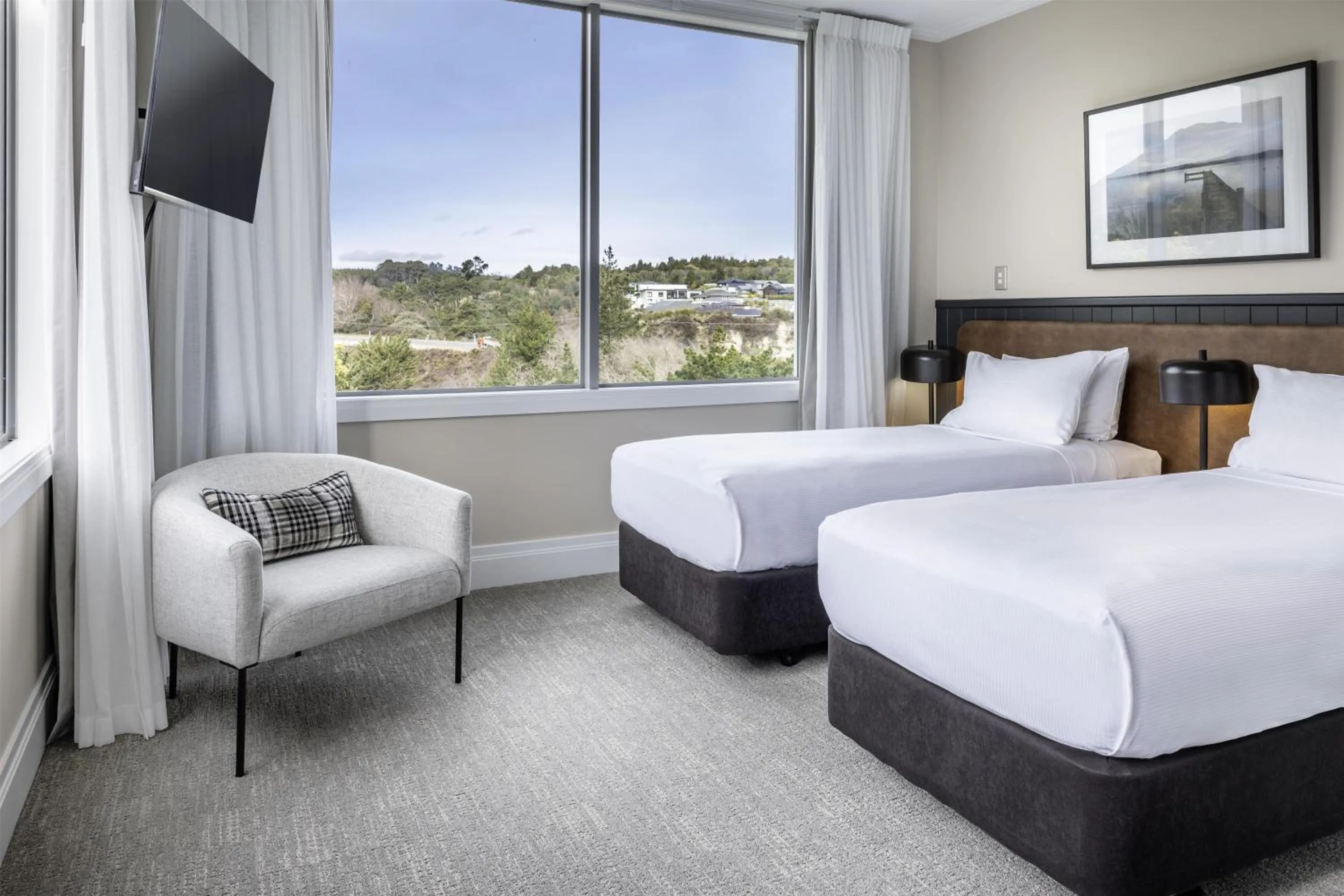 Bed in Hilton Lake Taupo