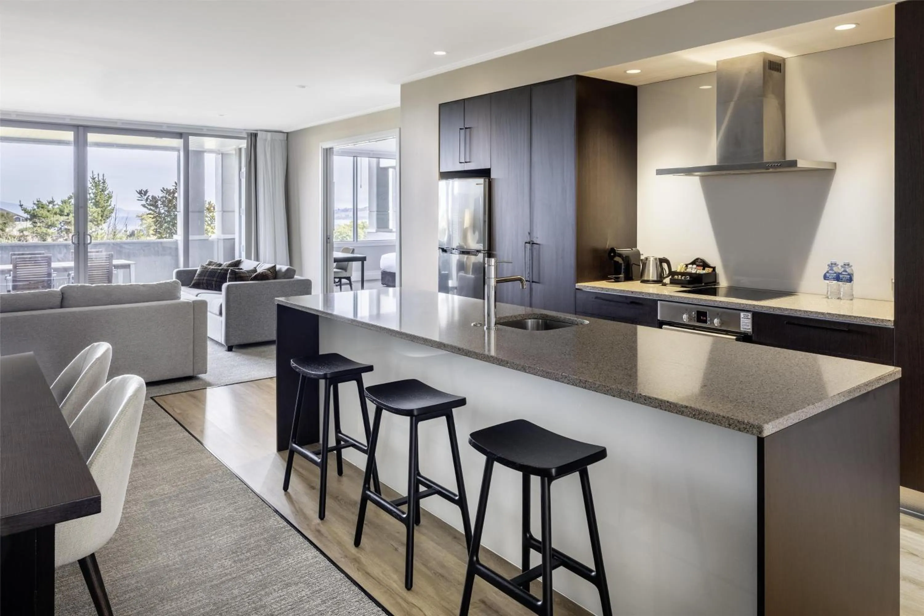 Kitchen or kitchenette in Hilton Lake Taupo