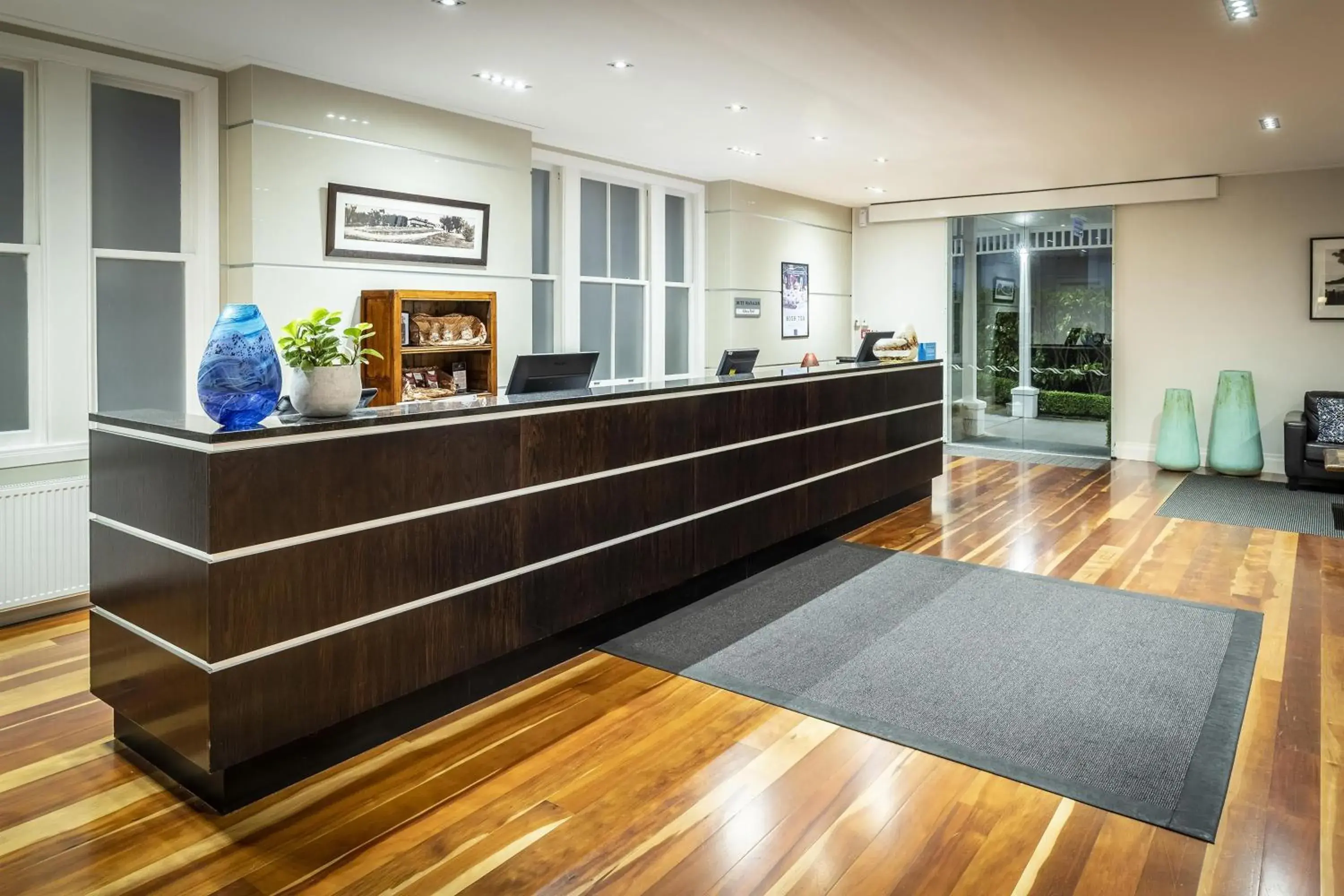 Lobby or reception in Hilton Lake Taupo Lobby or reception in Hilton Lake Taupo