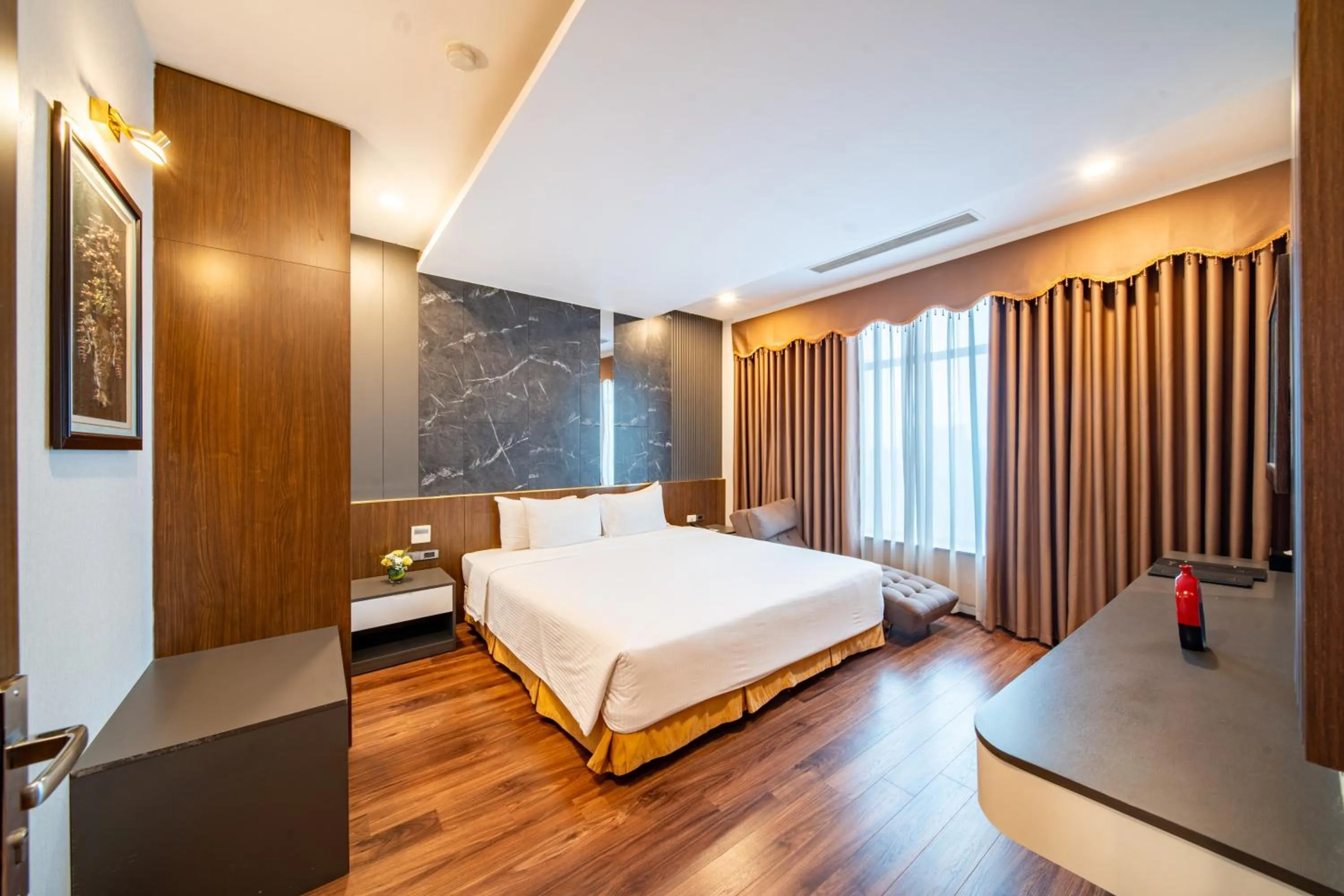 Bedroom, Bed in Muong Thanh Grand Hanoi Hotel