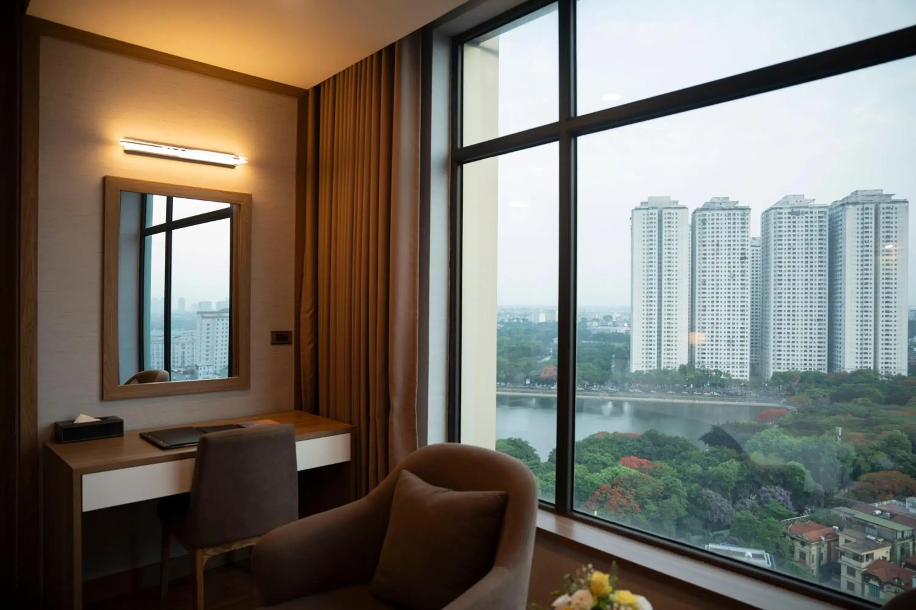 City view in Muong Thanh Grand Hanoi Hotel City view in Muong Thanh Grand Hanoi Hotel