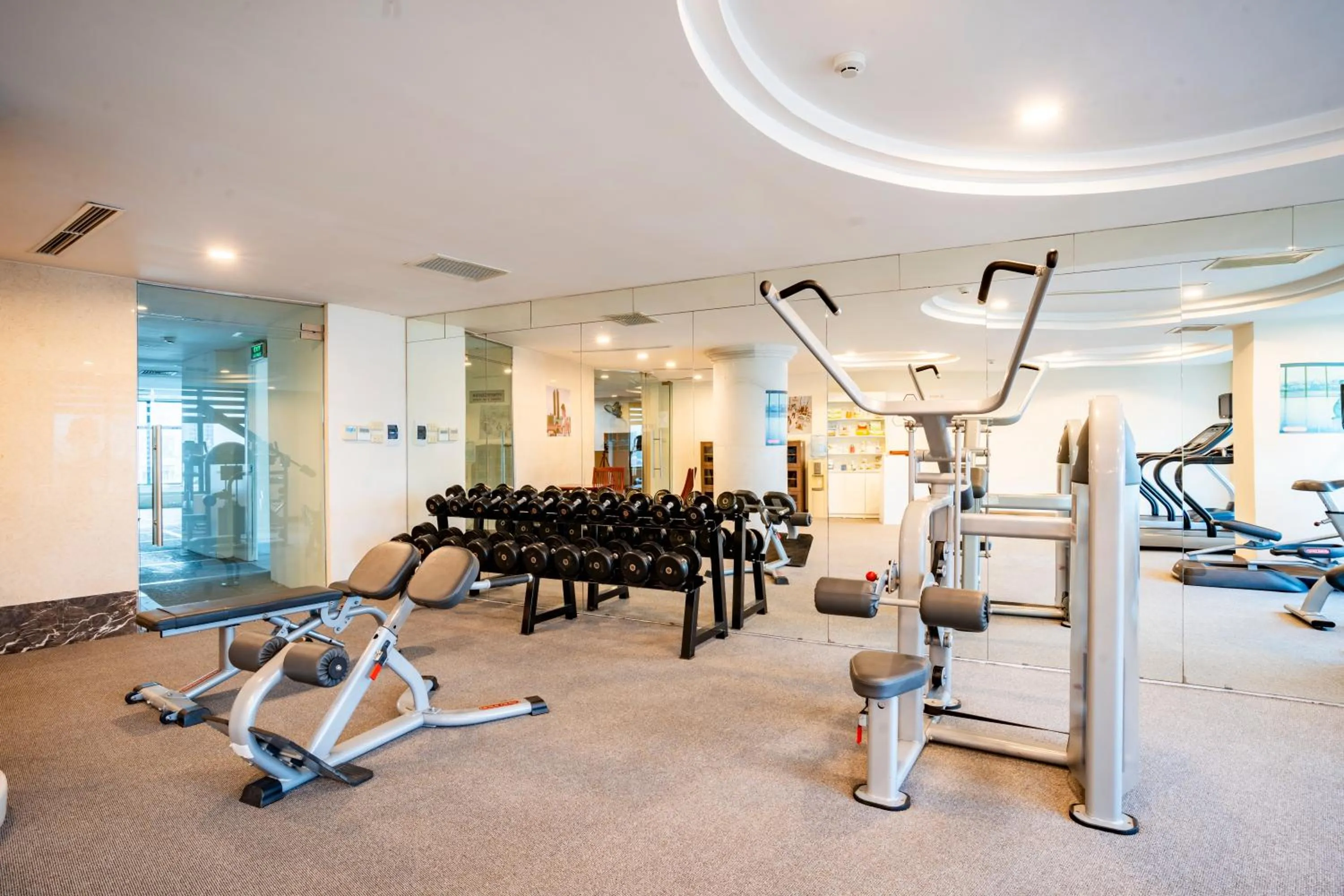 Fitness centre/facilities in Muong Thanh Grand Hanoi Hotel