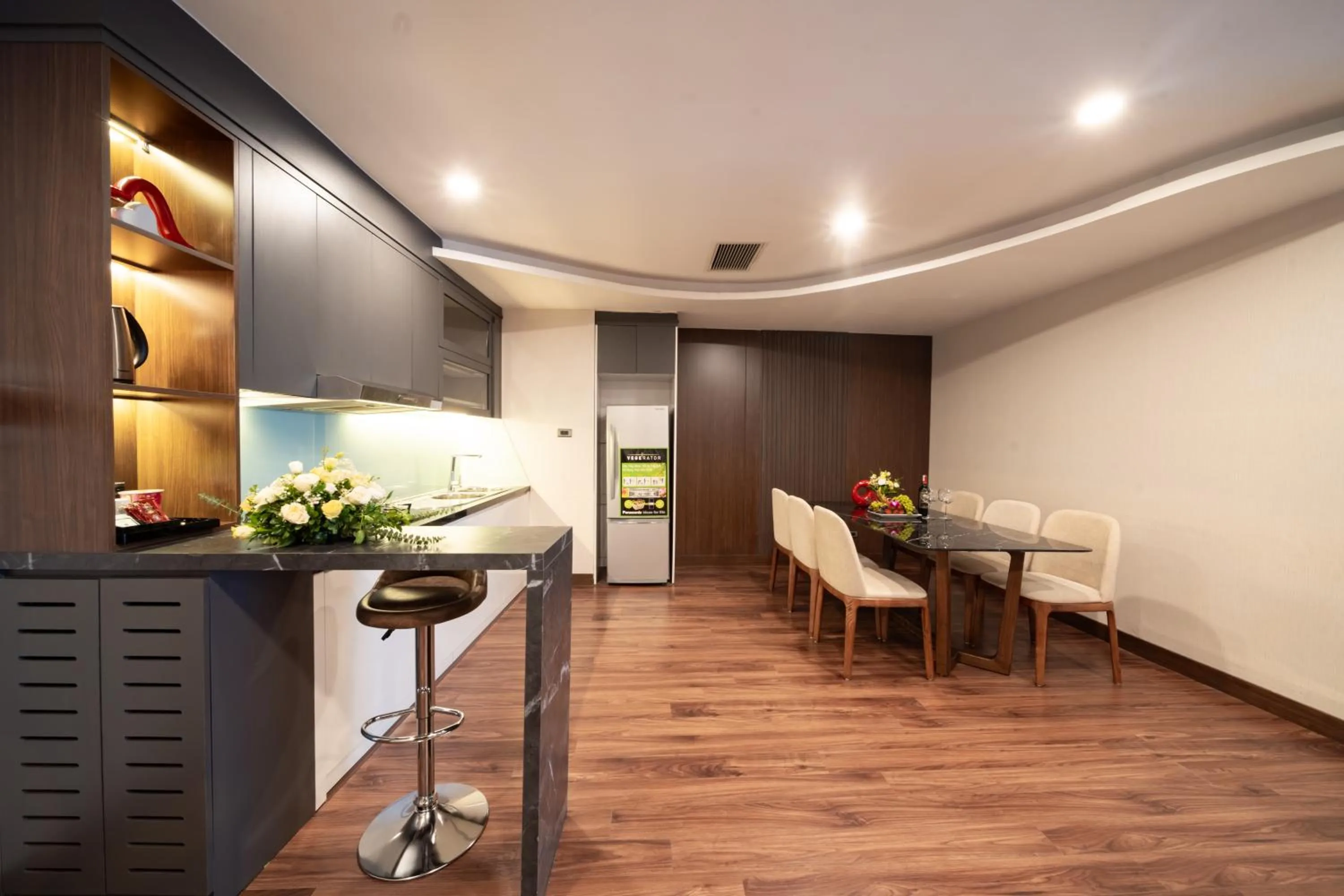 Living room in Muong Thanh Grand Hanoi Hotel