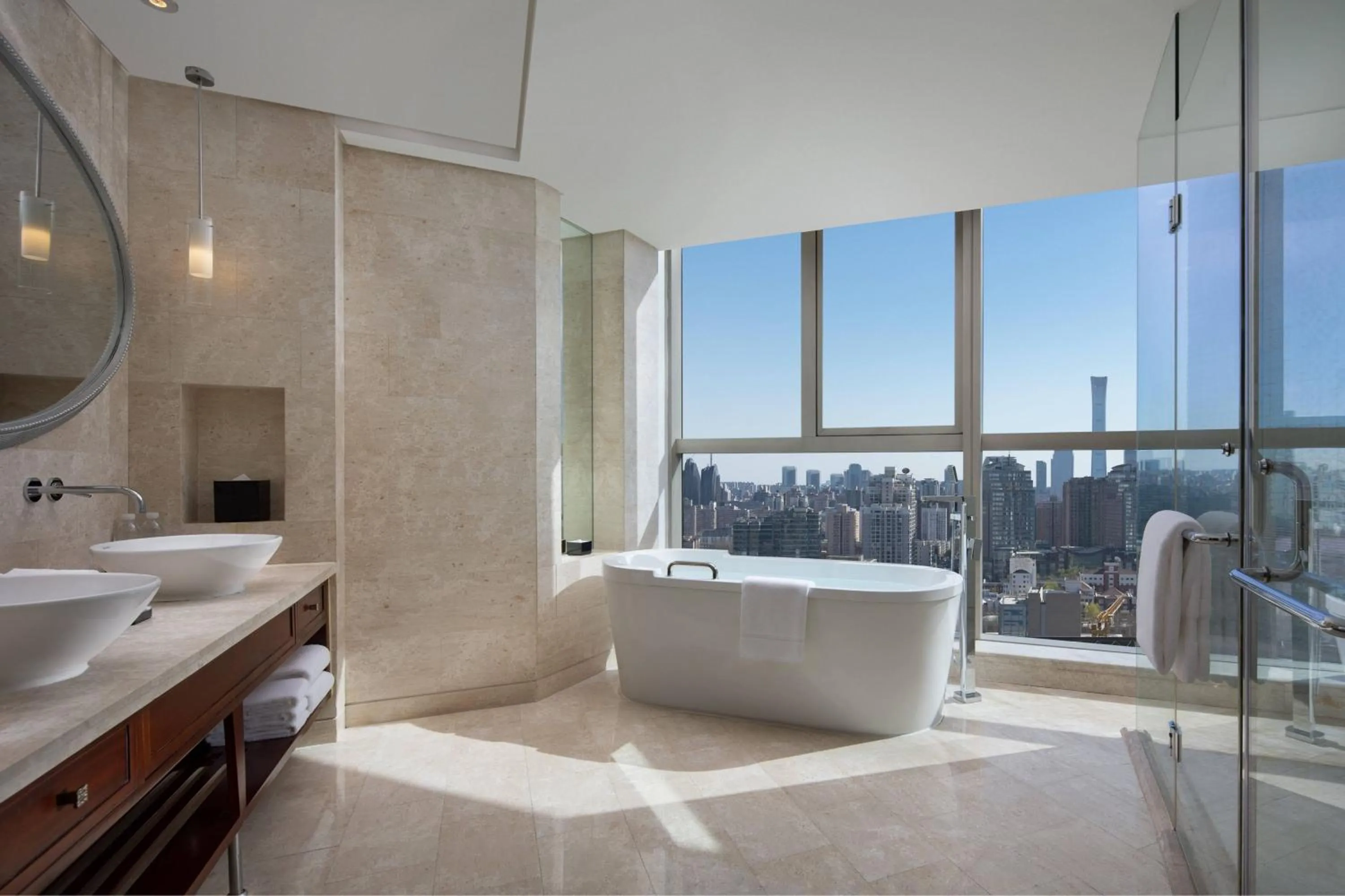 Lounge or bar in Beijing Marriott Hotel Northeast