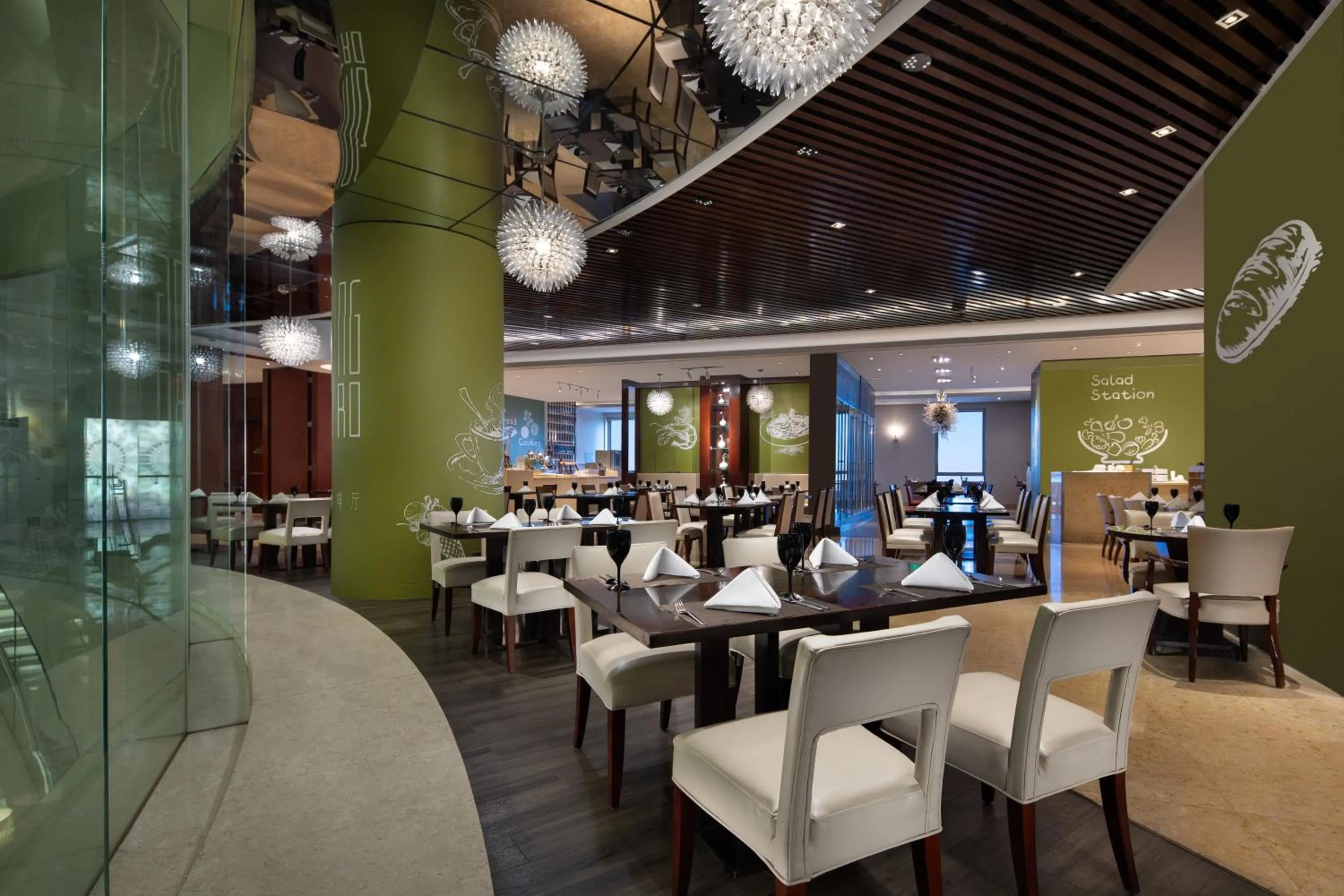 Restaurant/places to eat in Beijing Marriott Hotel Northeast