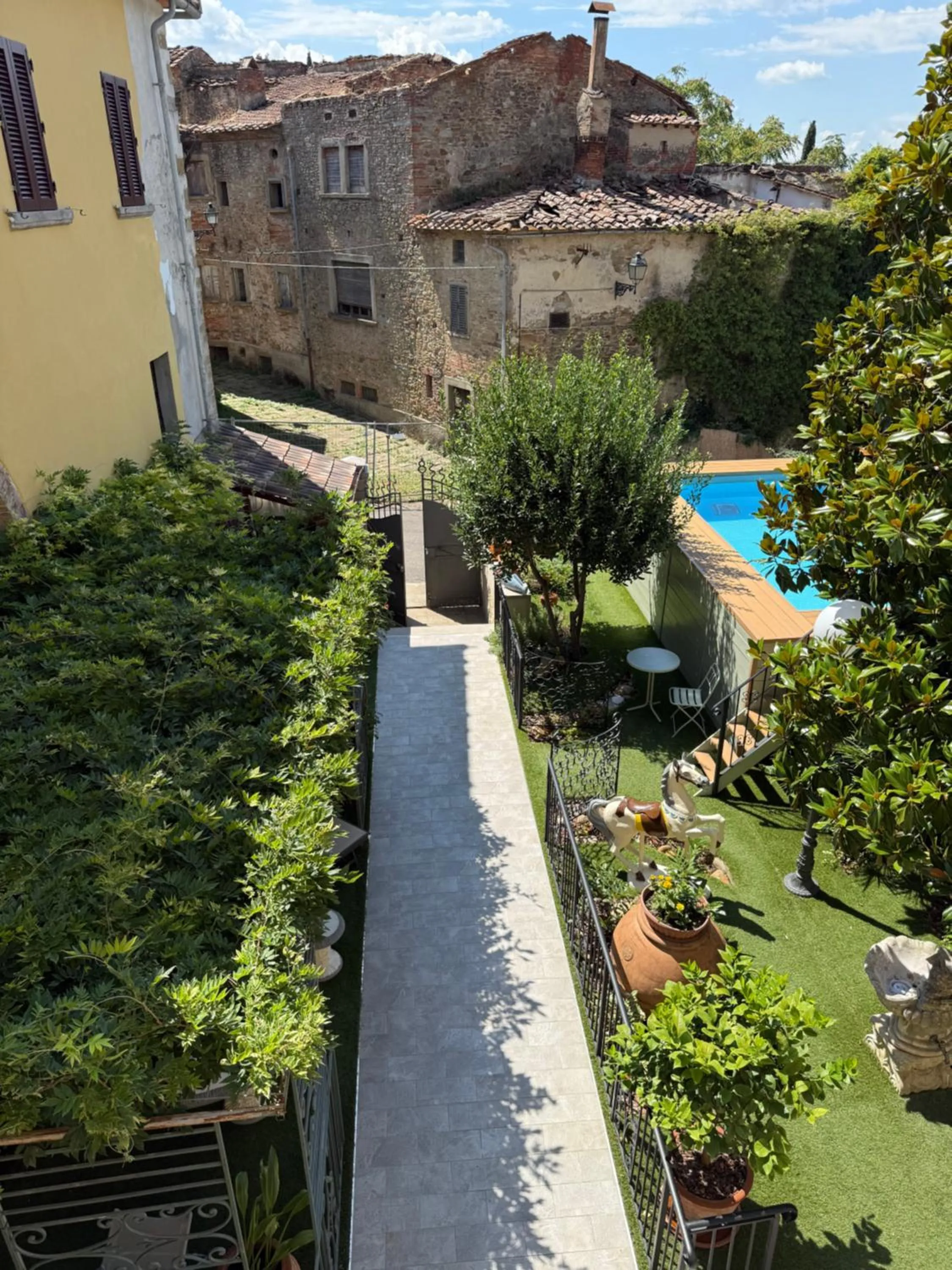 Garden in B&B Il Castello