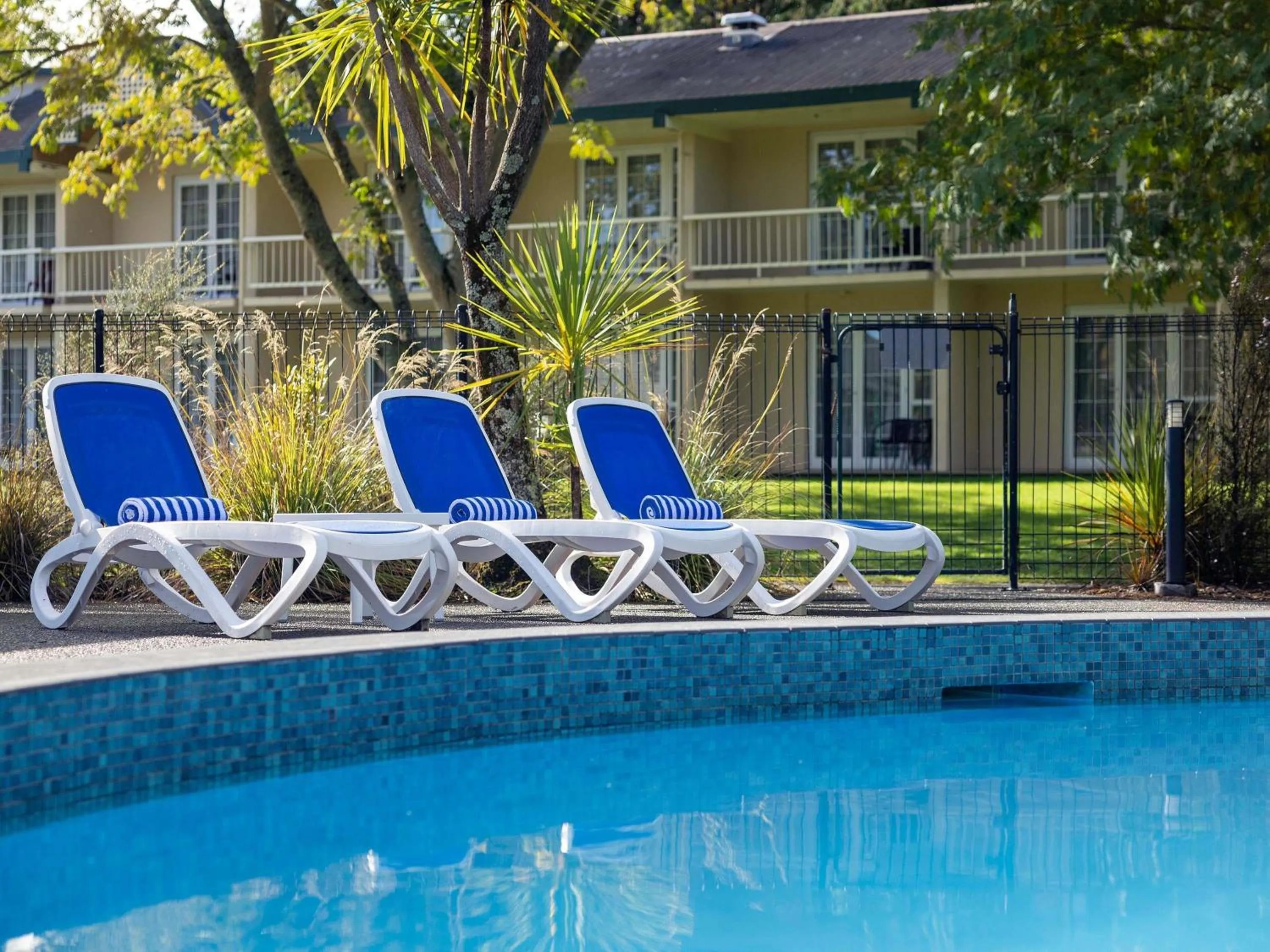 Pool view in Wairakei Resort Taupo