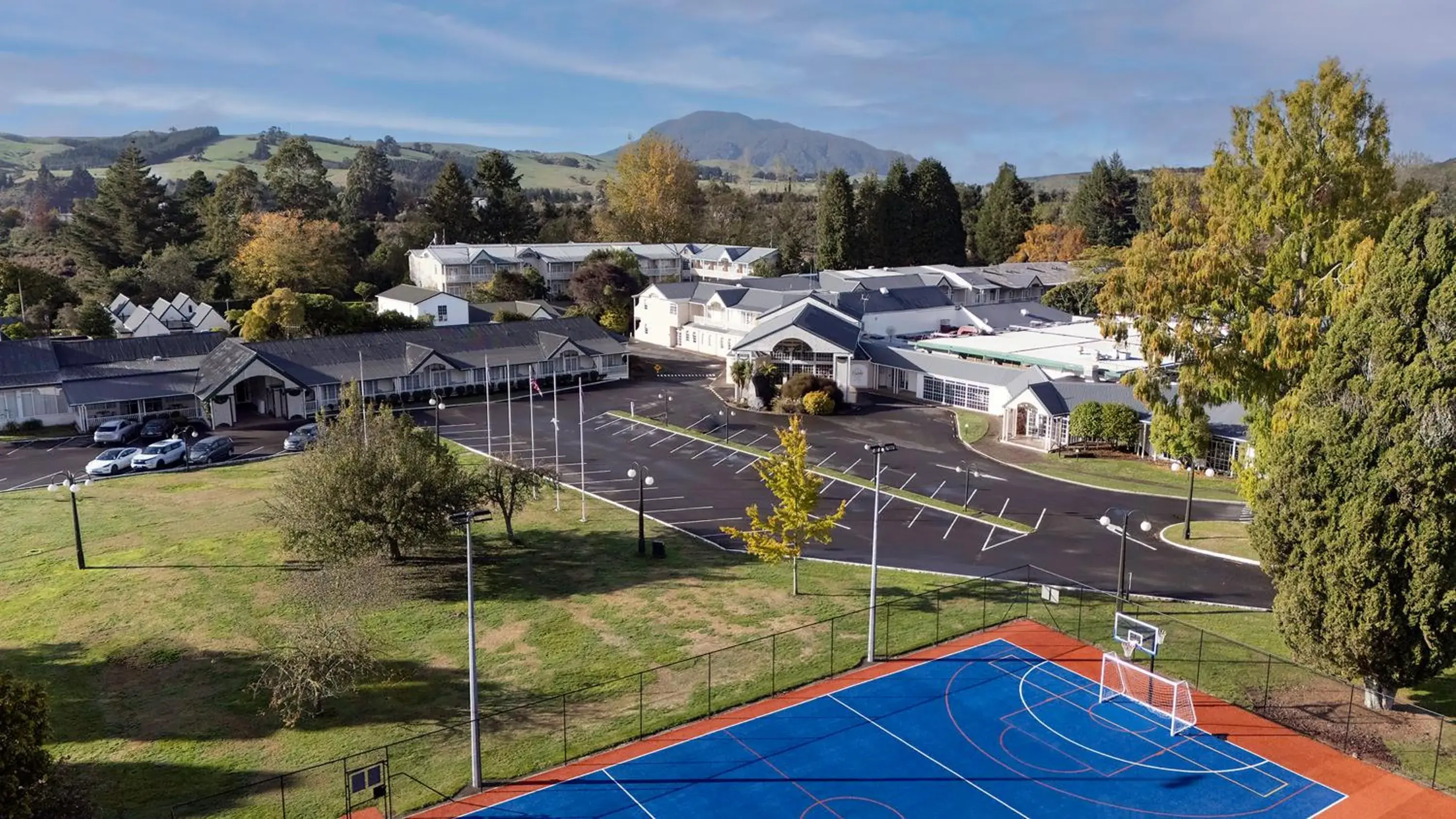 Facade/entrance in Wairakei Resort Taupo Facade/entrance in Wairakei Resort Taupo