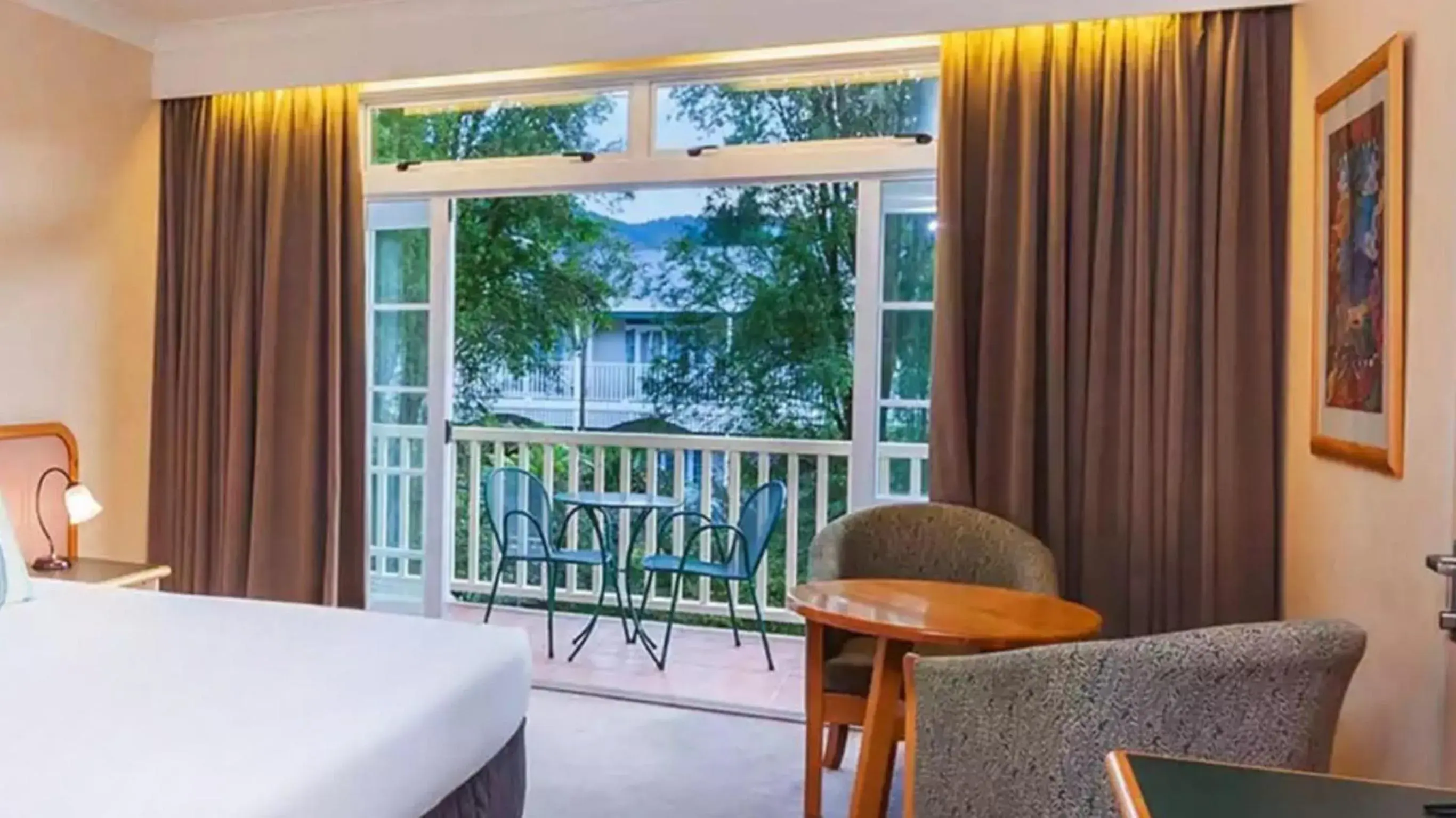 Garden view in Wairakei Resort Taupo Garden view in Wairakei Resort Taupo