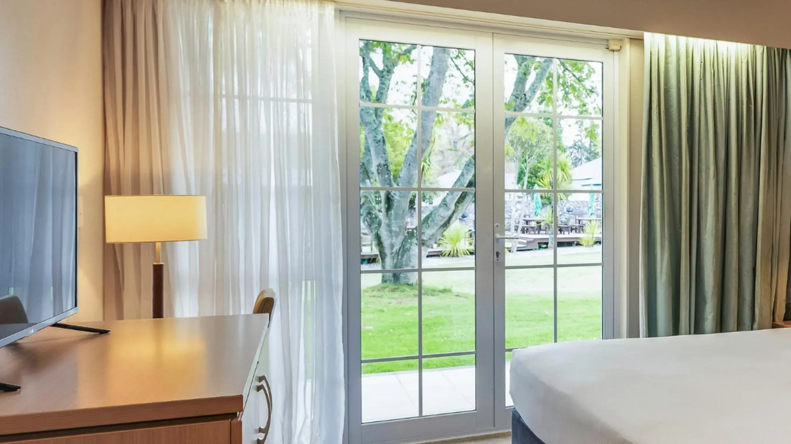 Garden view in Wairakei Resort Taupo Garden view in Wairakei Resort Taupo