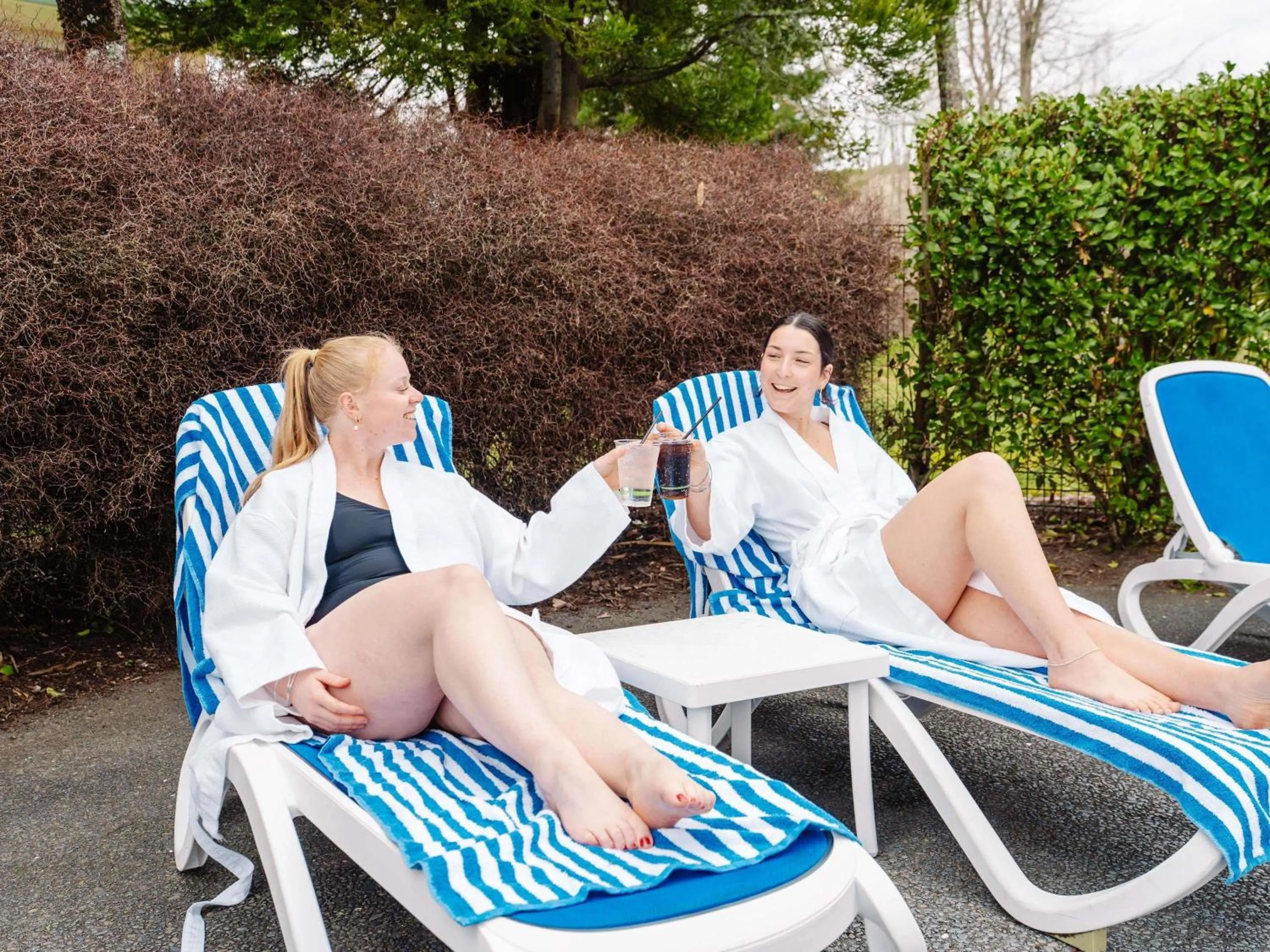 Pool view in Wairakei Resort Taupo