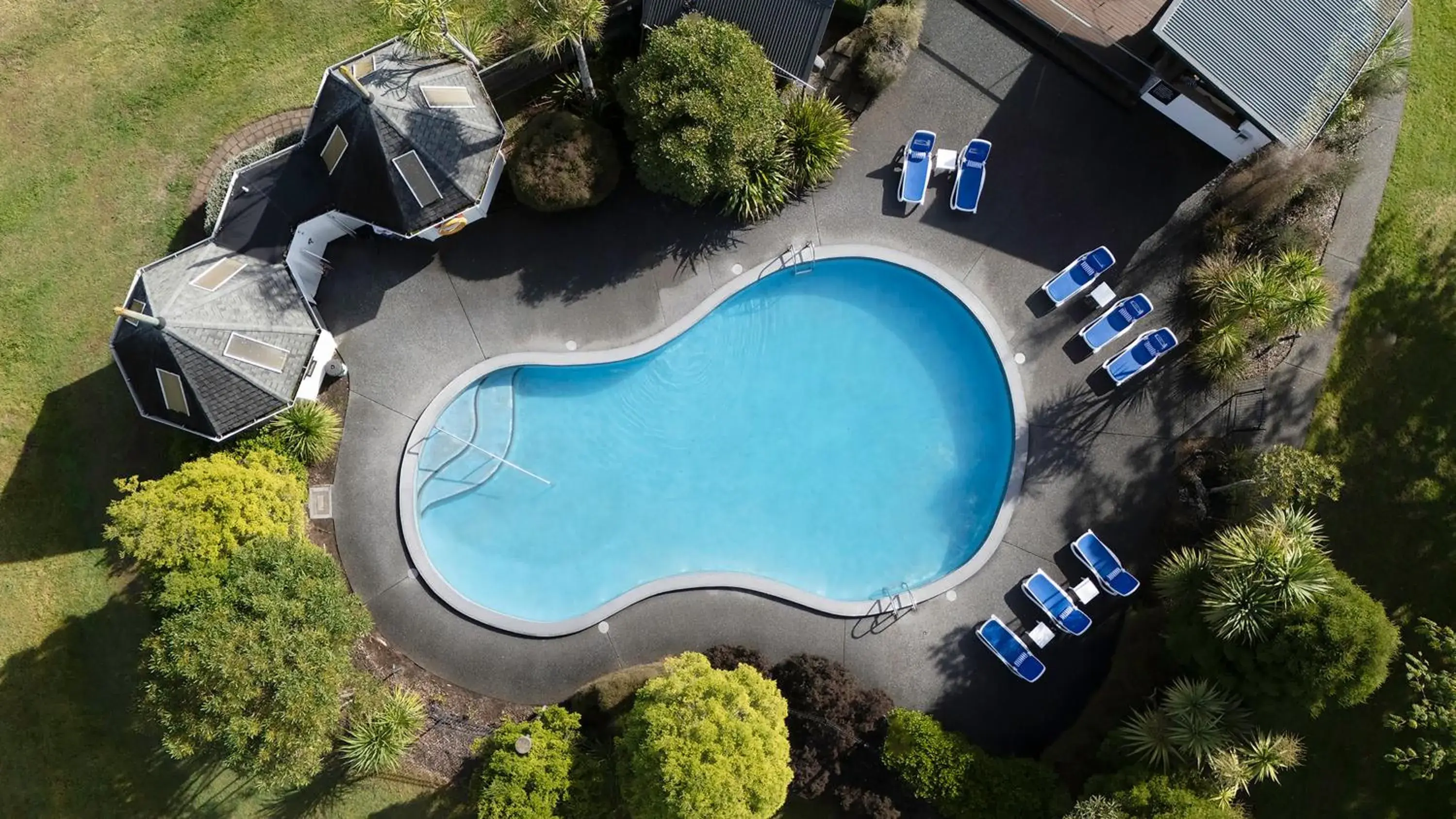 Swimming pool in Wairakei Resort Taupo Swimming pool in Wairakei Resort Taupo