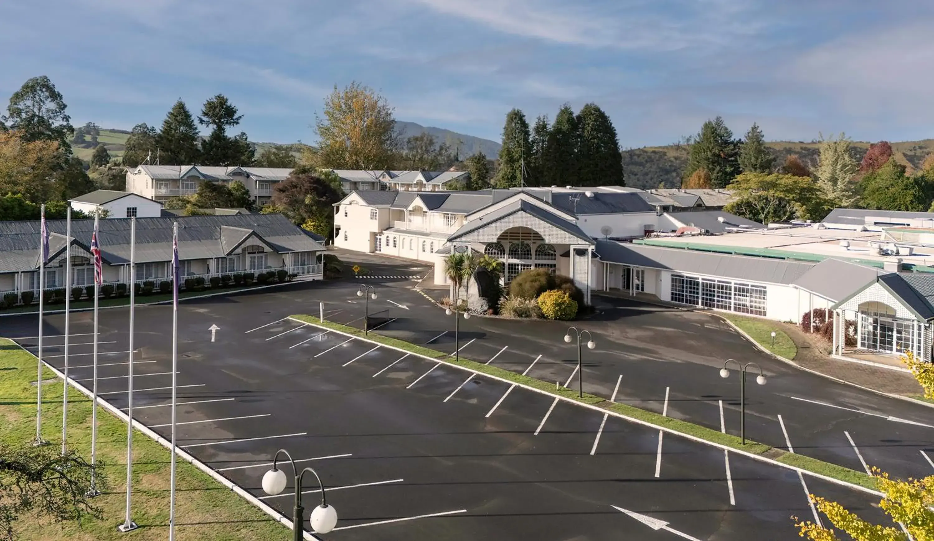 Facade/entrance in Wairakei Resort Taupo Facade/entrance in Wairakei Resort Taupo