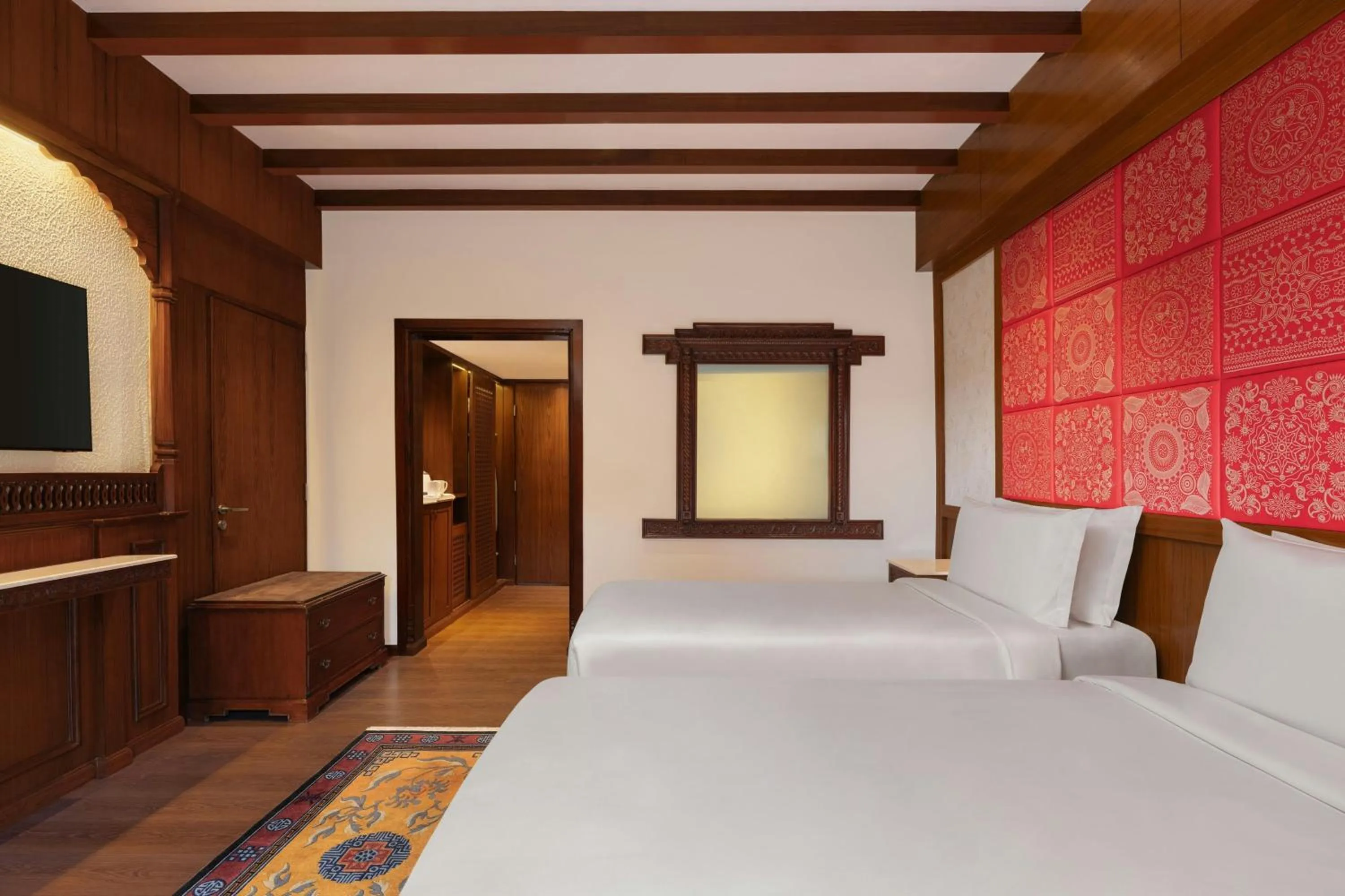Photo of the whole room, Bed in The Soaltee Kathmandu, Autograph Collection