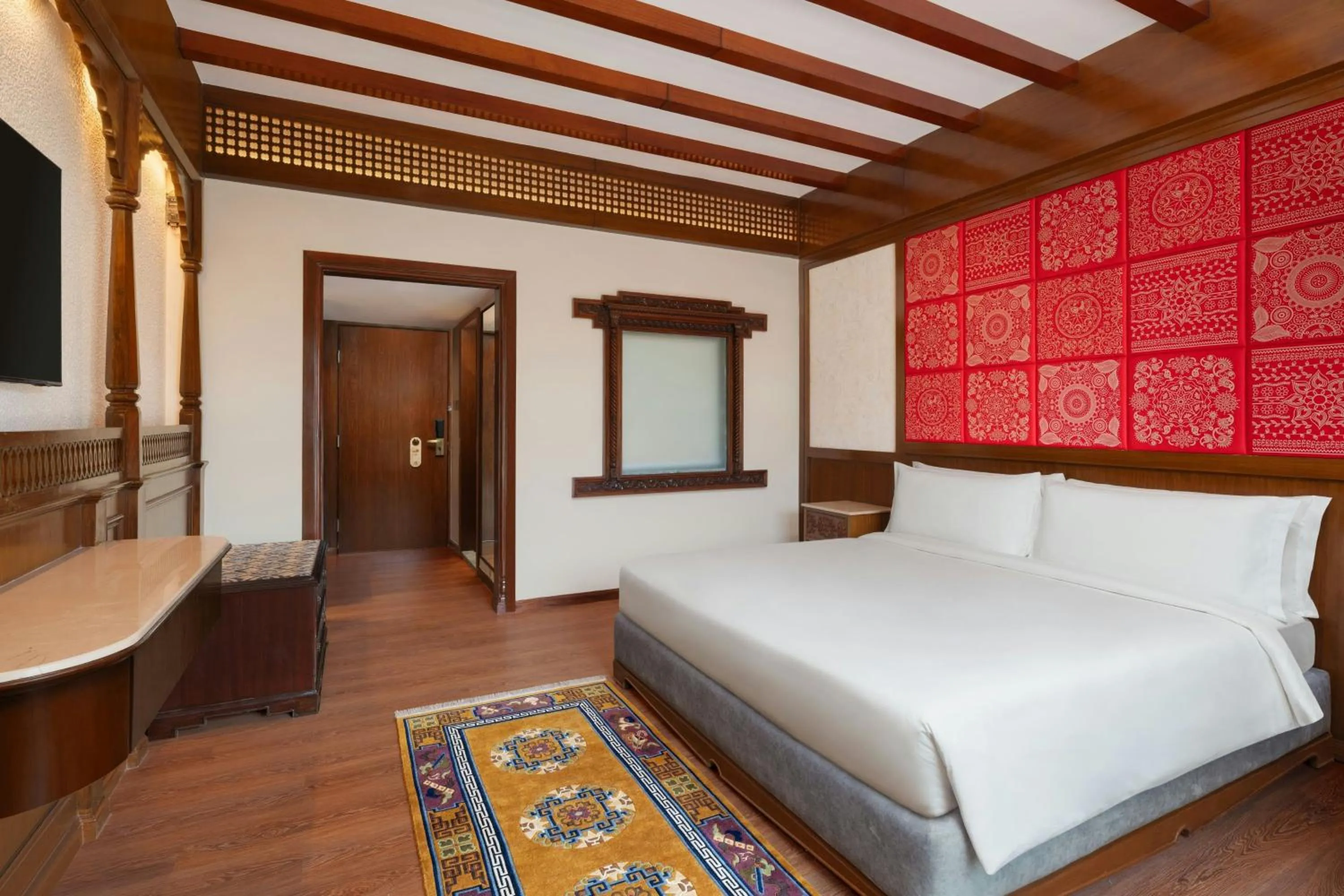Photo of the whole room, Bed in The Soaltee Kathmandu, Autograph Collection