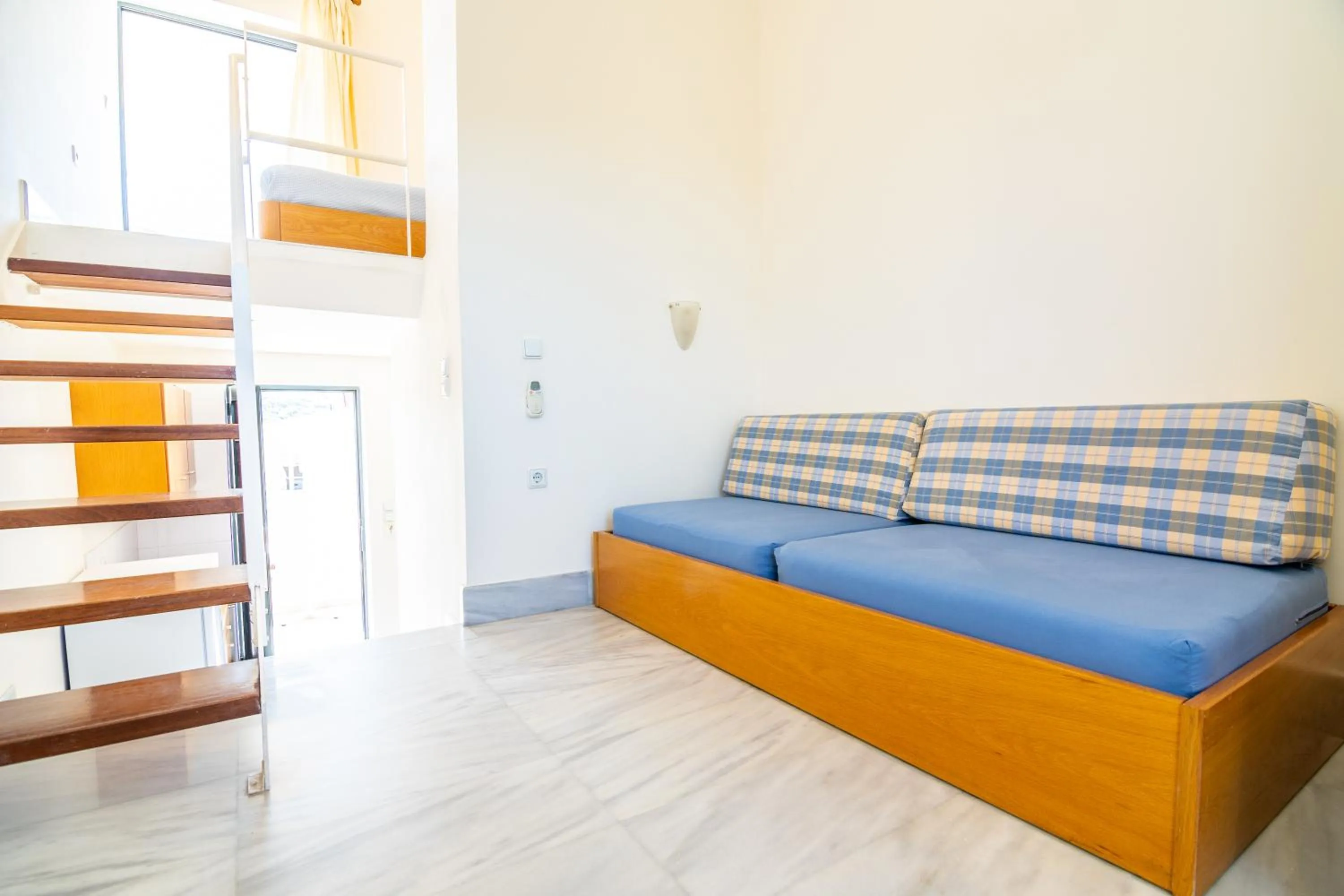 Bed in Orestis Hotel Sea View Apartments
