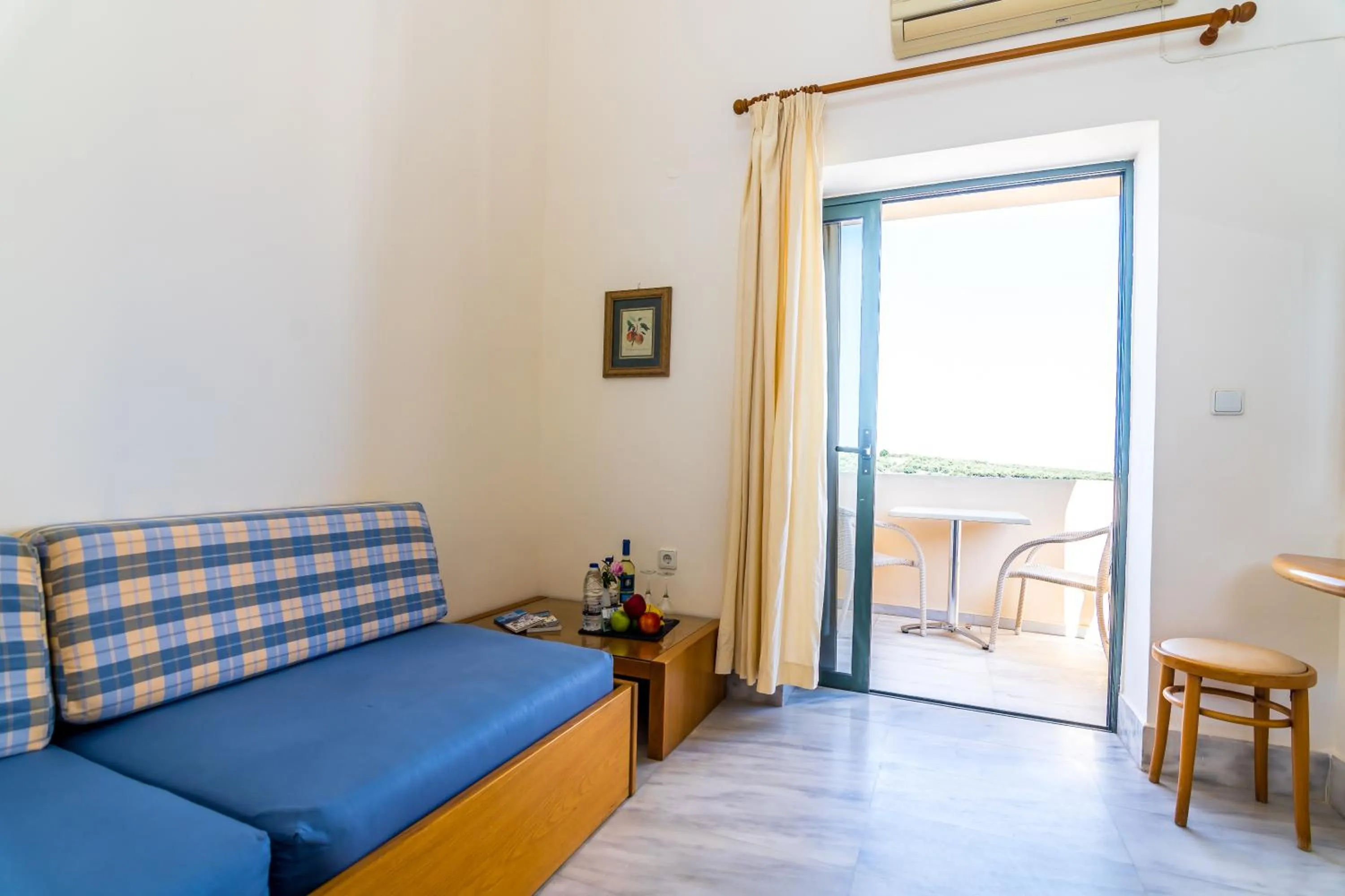 Bed in Orestis Hotel Sea View Apartments