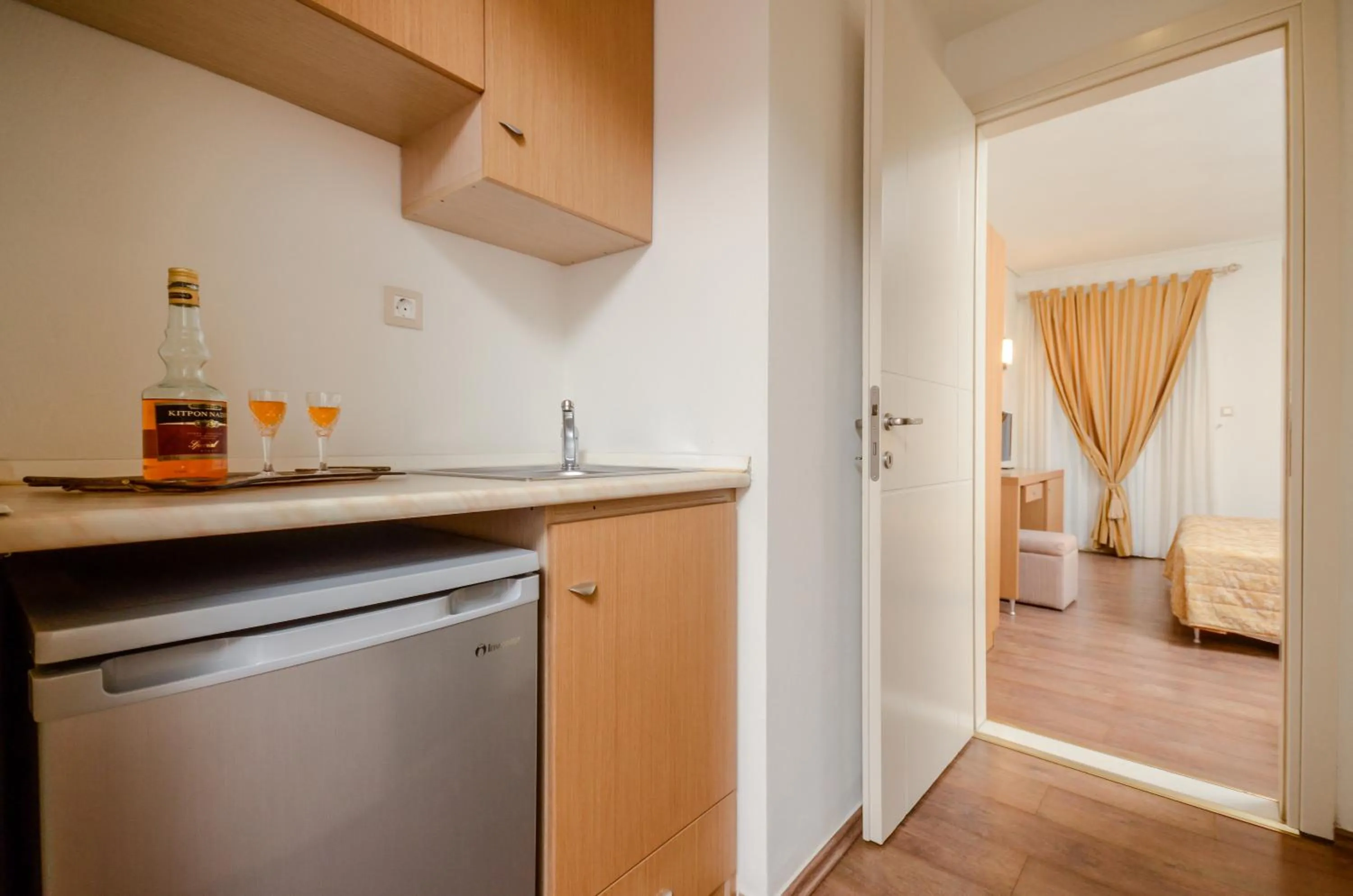 Kitchen or kitchenette in Aeolis Boutique Hotel