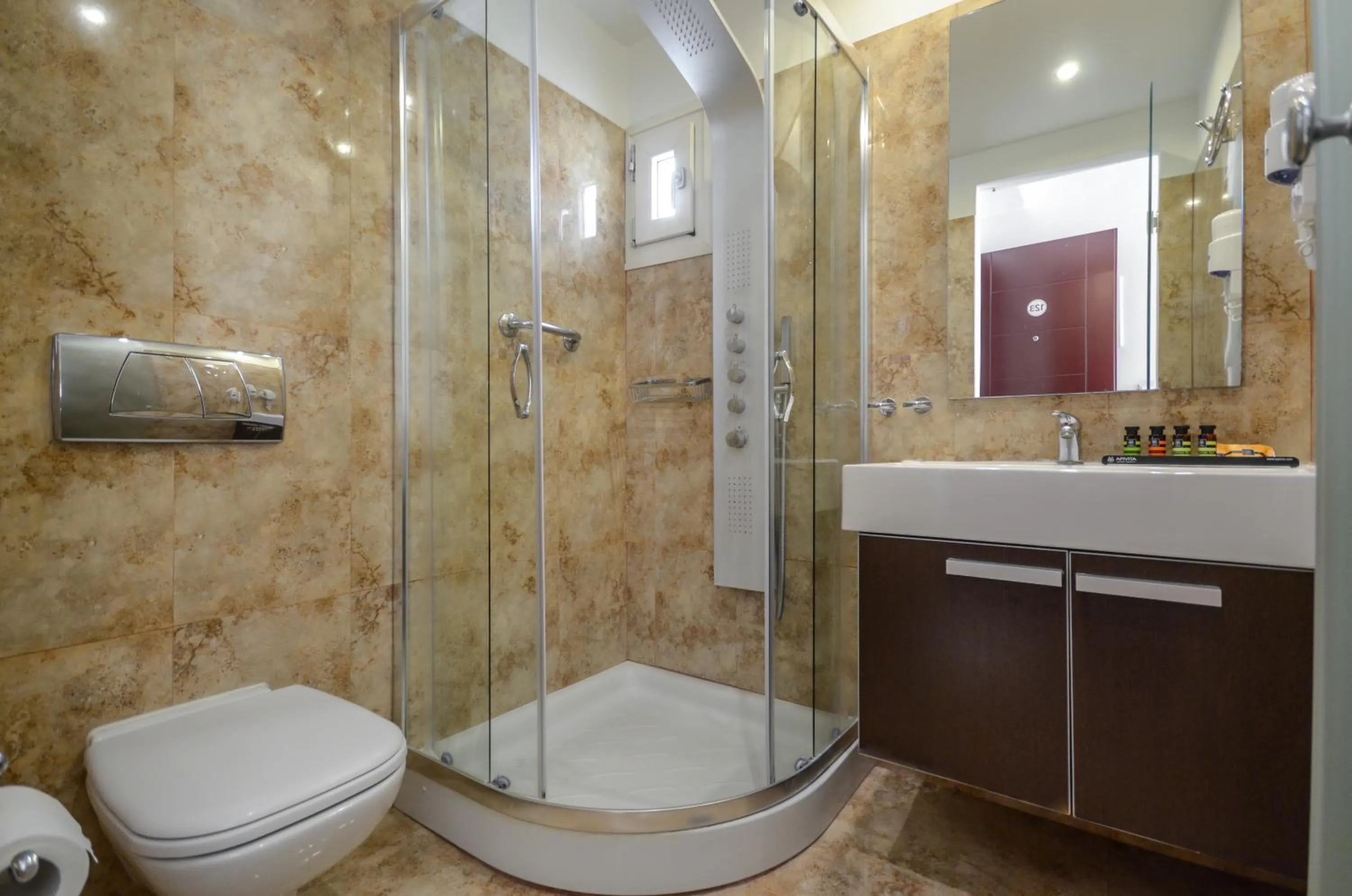 Toilet in Aeolis Boutique Hotel