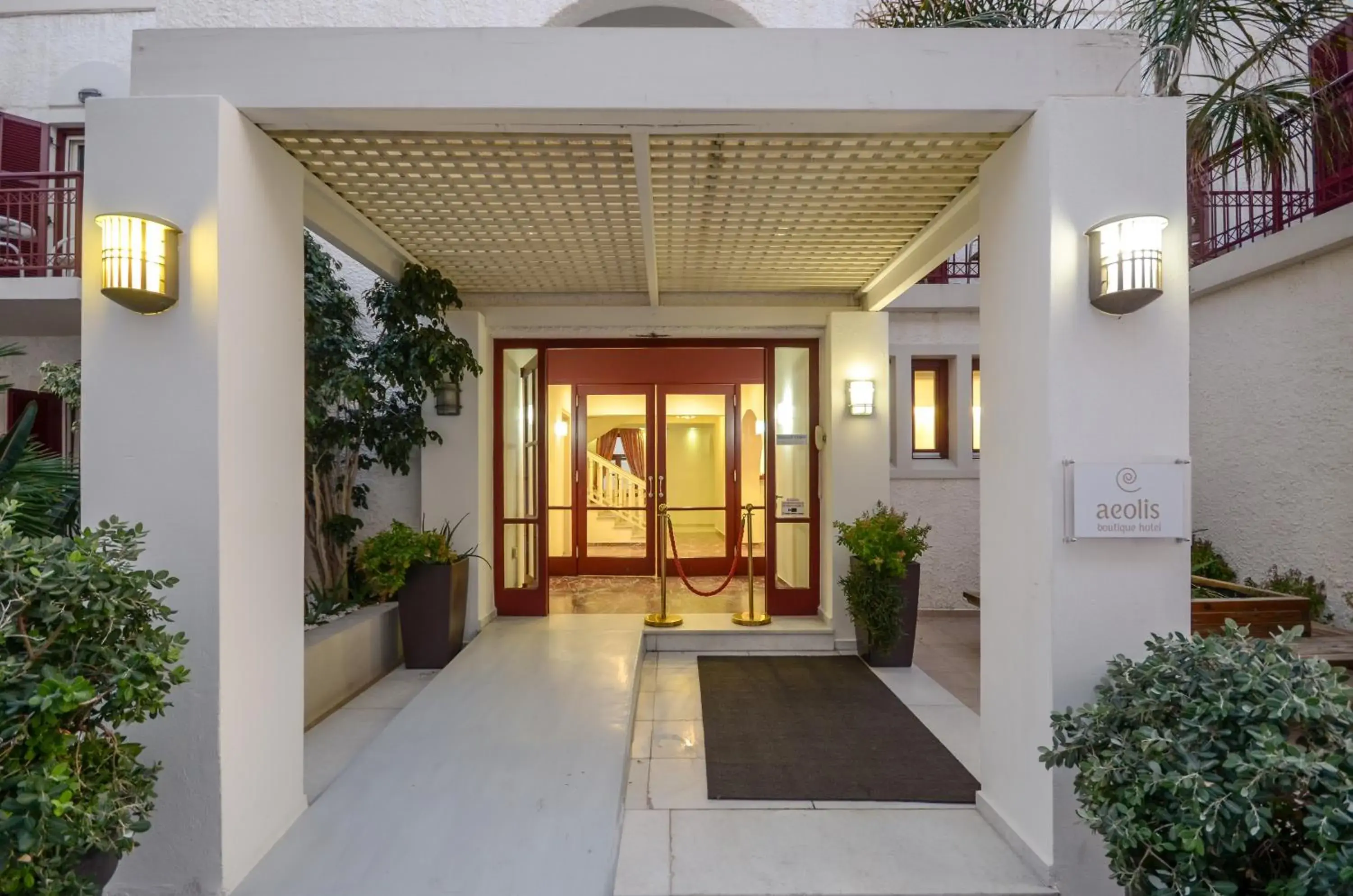 Property building in Aeolis Boutique Hotel Property building in Aeolis Boutique Hotel