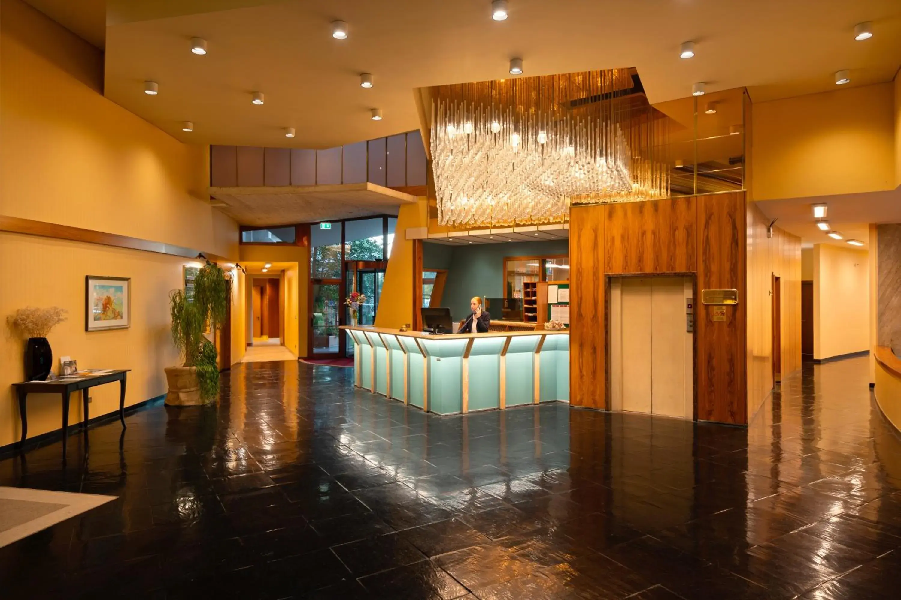 Lobby or reception in Hotel Federico II Lobby or reception in Hotel Federico II