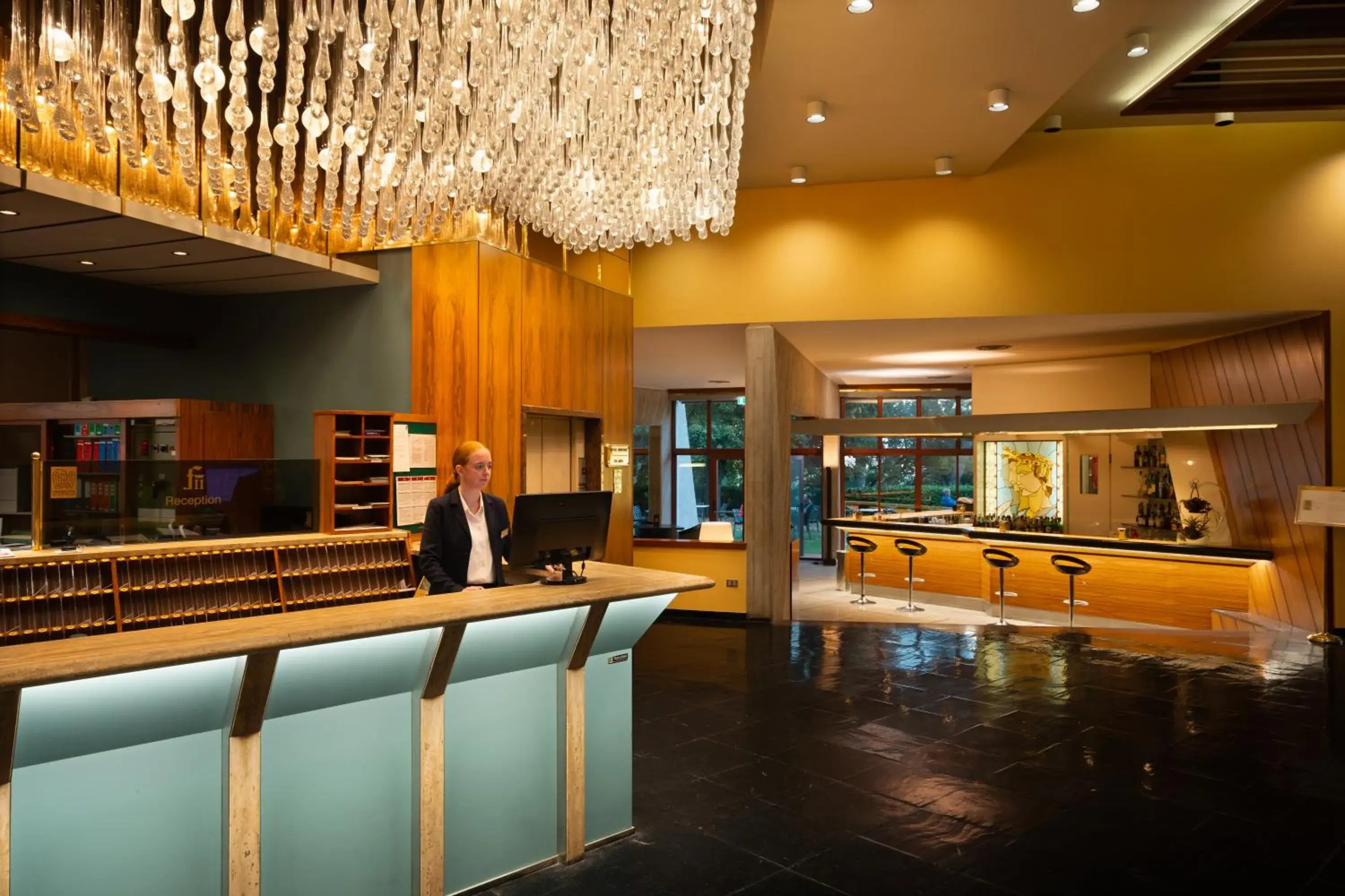 Lobby or reception in Hotel Federico II Lobby or reception in Hotel Federico II