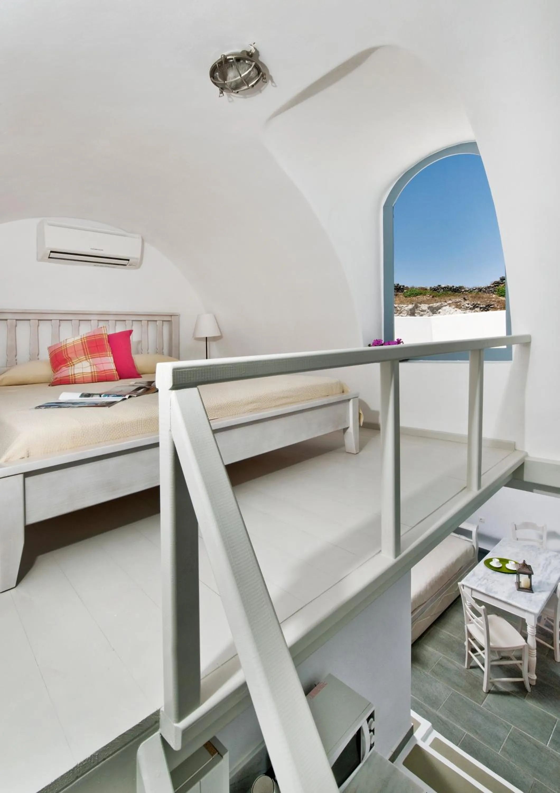 Bedroom, Bed in Aura Marina Apartments Santorini