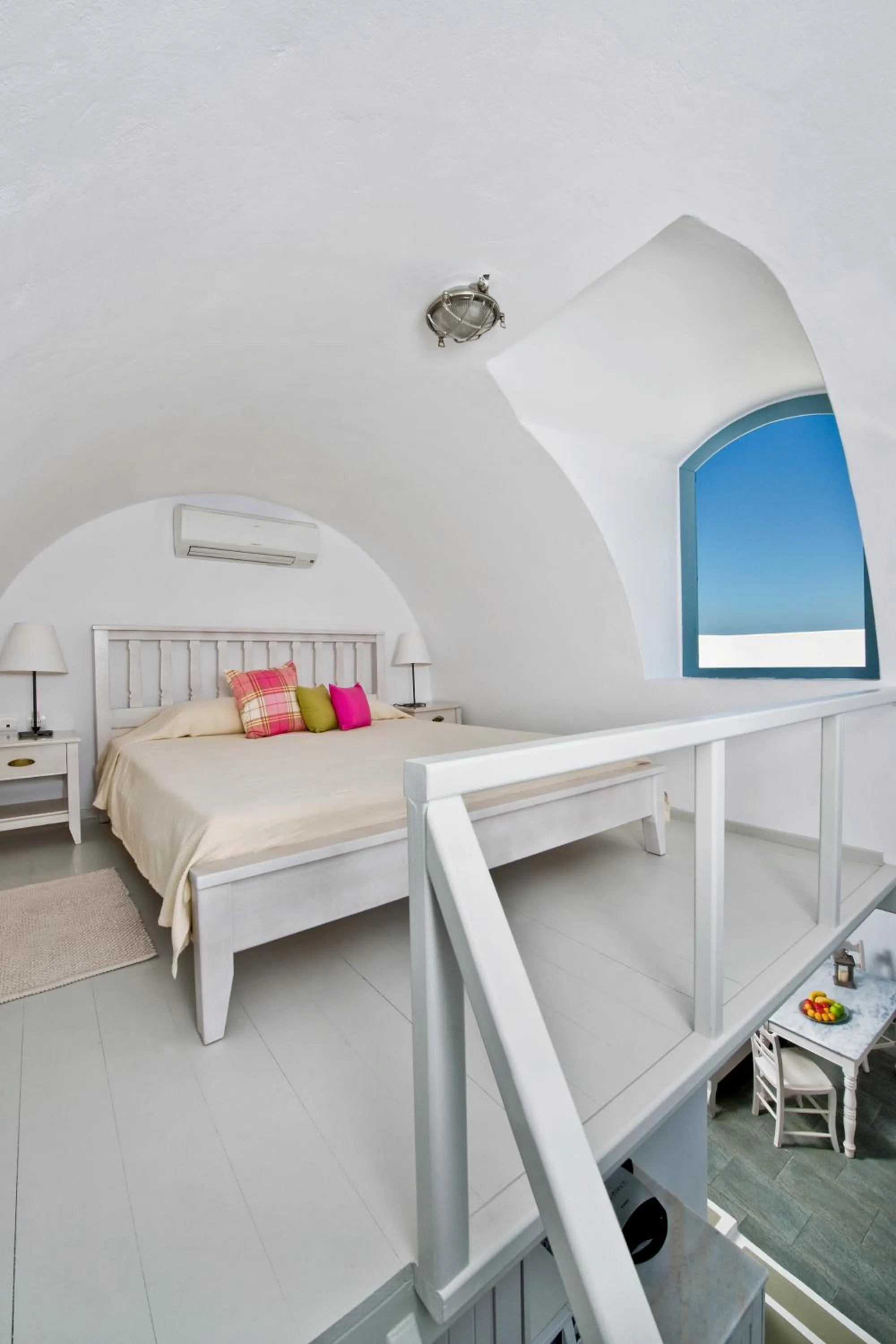 Bedroom, Bed in Aura Marina Apartments Santorini