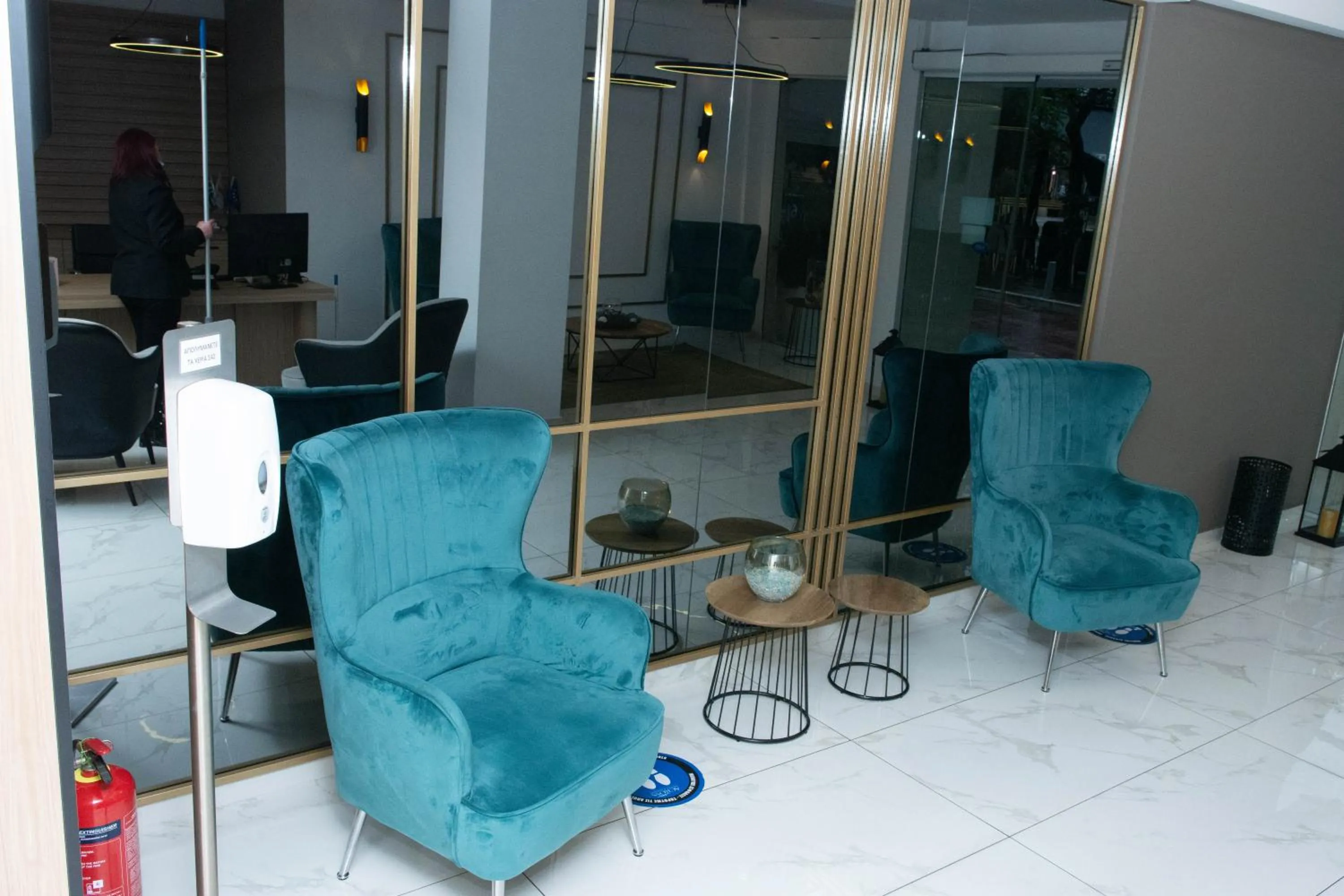 Living room in Leto Boutique Hotel Agrinio